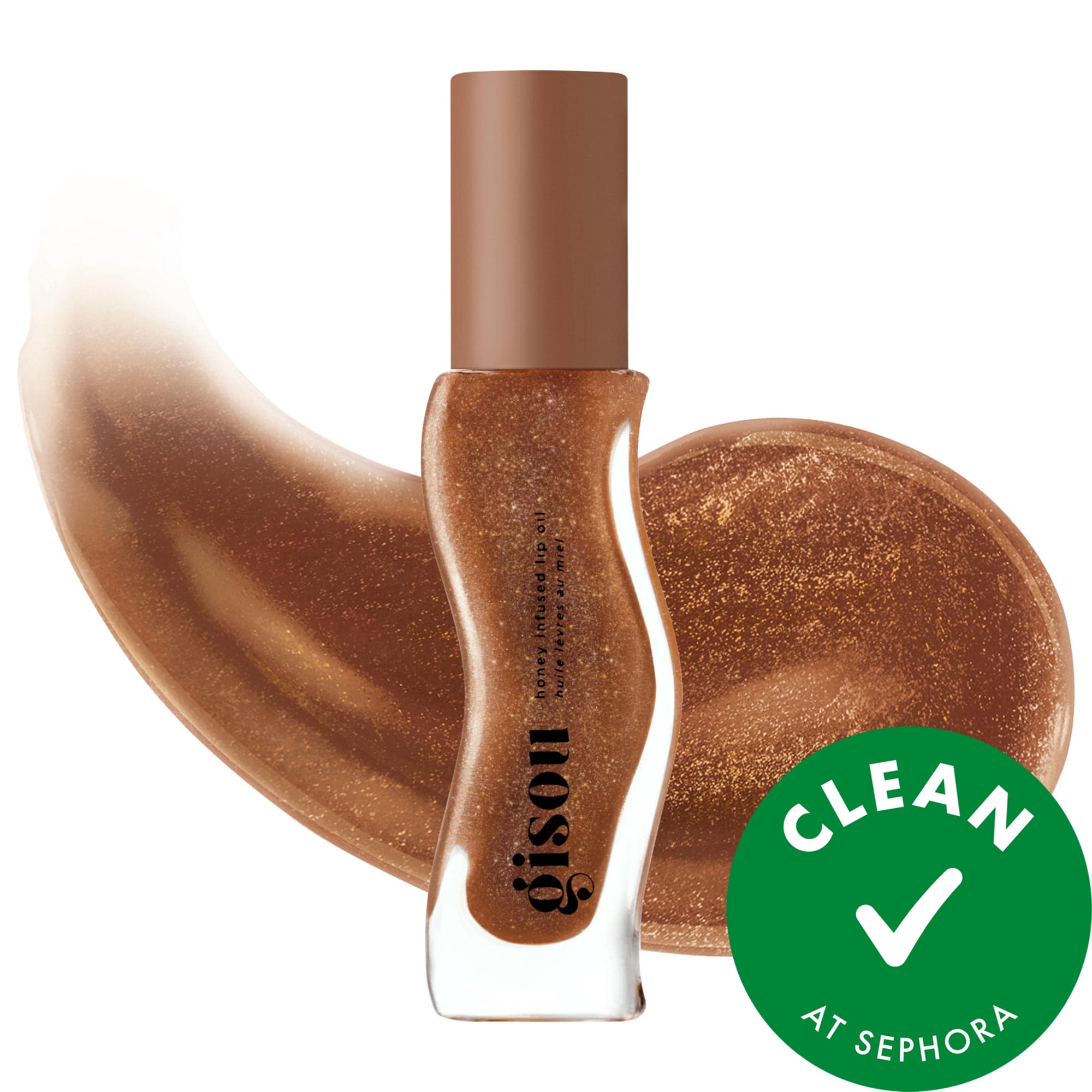 Thumbnail of Gisou Honey Infused Hydrating Lip Oil Coco Cacao