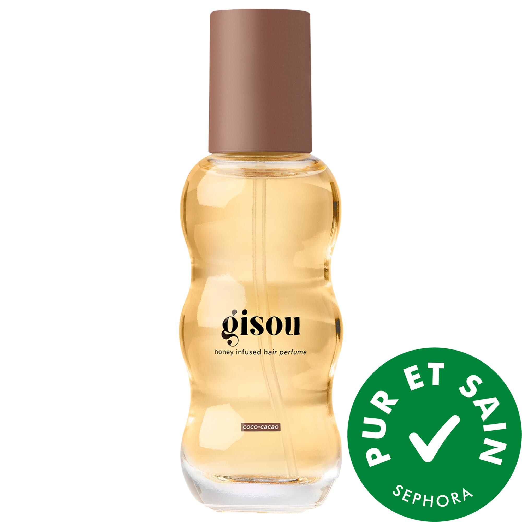 Gisou Miniparfum pour les cheveux infusé au miel Coco-Cacao 0.5 oz/15 ml