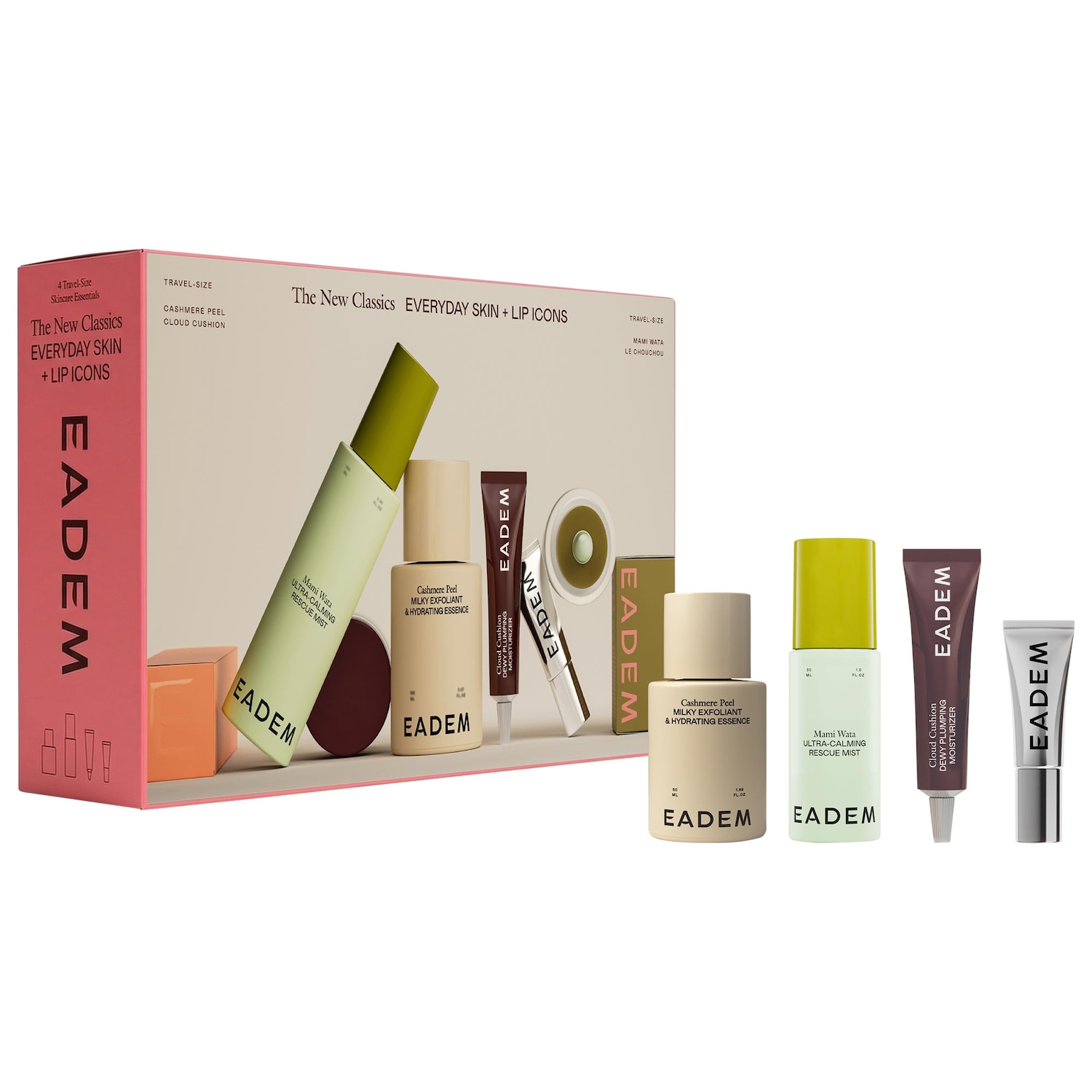 Мини-набор для кожи и губ Eadem The New Classics Everyday Skin + Lip Icons — фото 1
