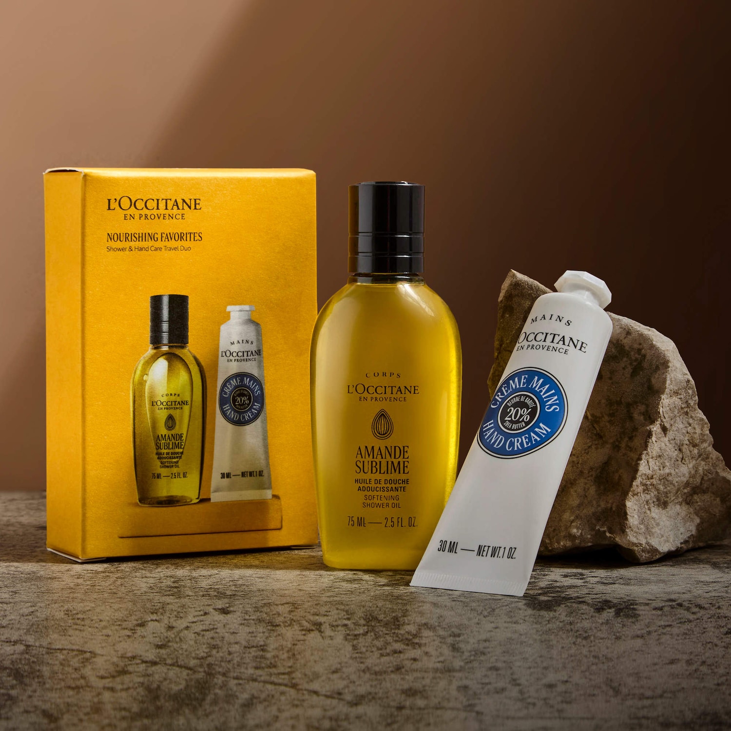 Hand and Body Care Nourishing Travel Favorites Set - L'Occitane