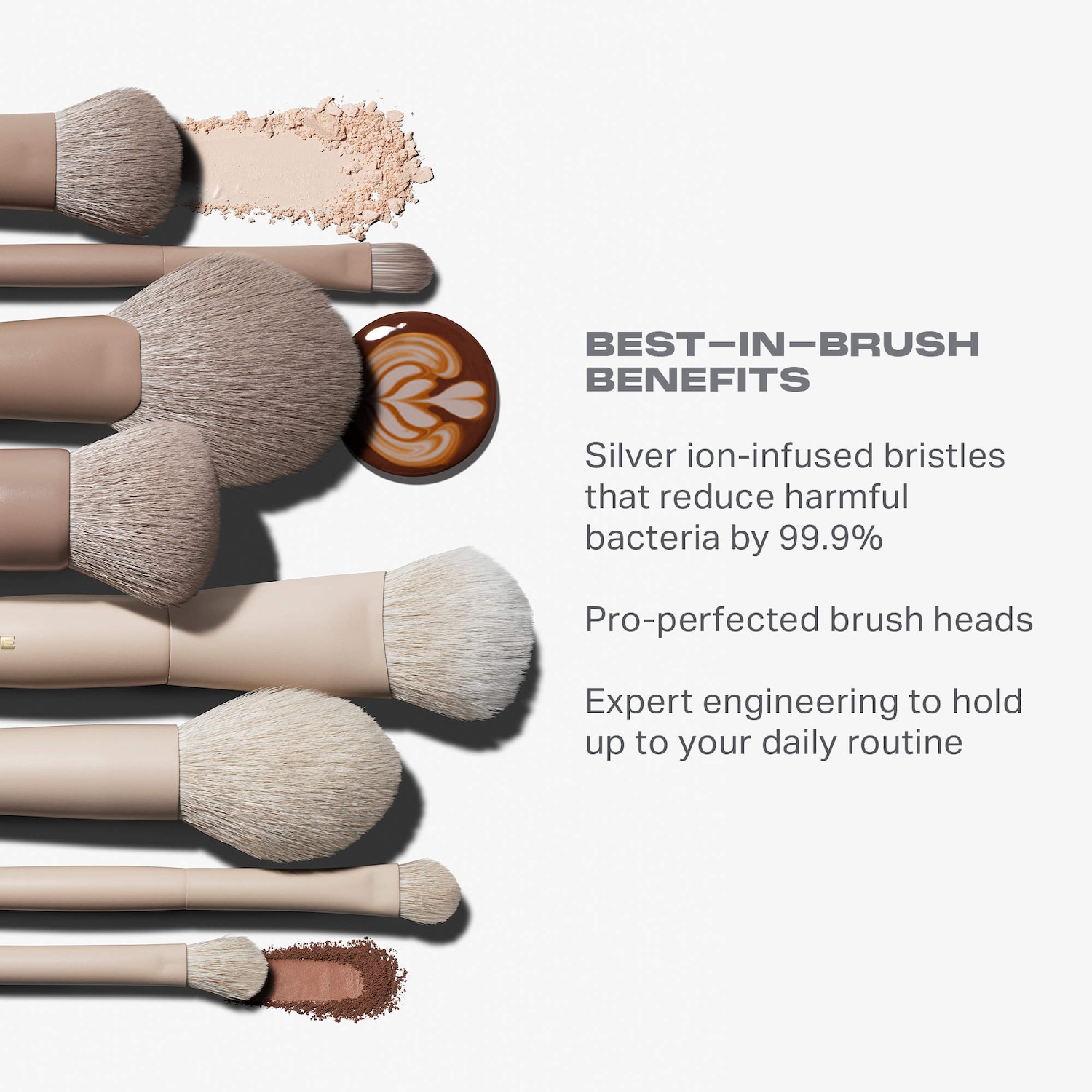 Iced Mocha 4-Piece Face Brush Set - Morphe | Sephora