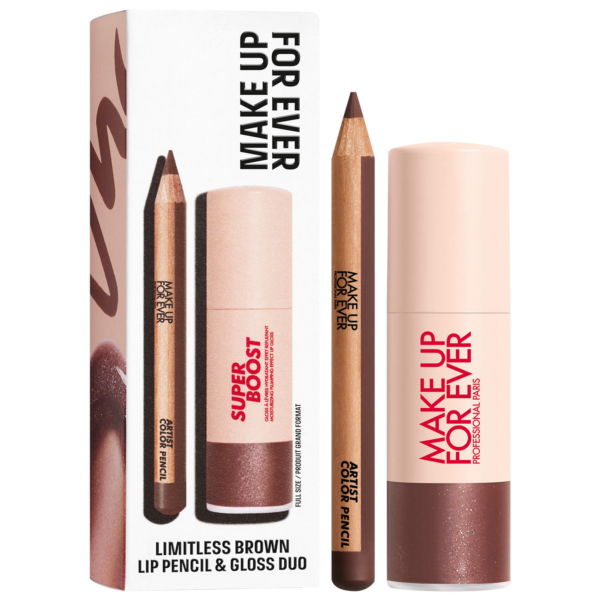 コスメ Mini Artist Color Pencil Lip Liner & Lip Gloss Kit - MAKE UP FOR