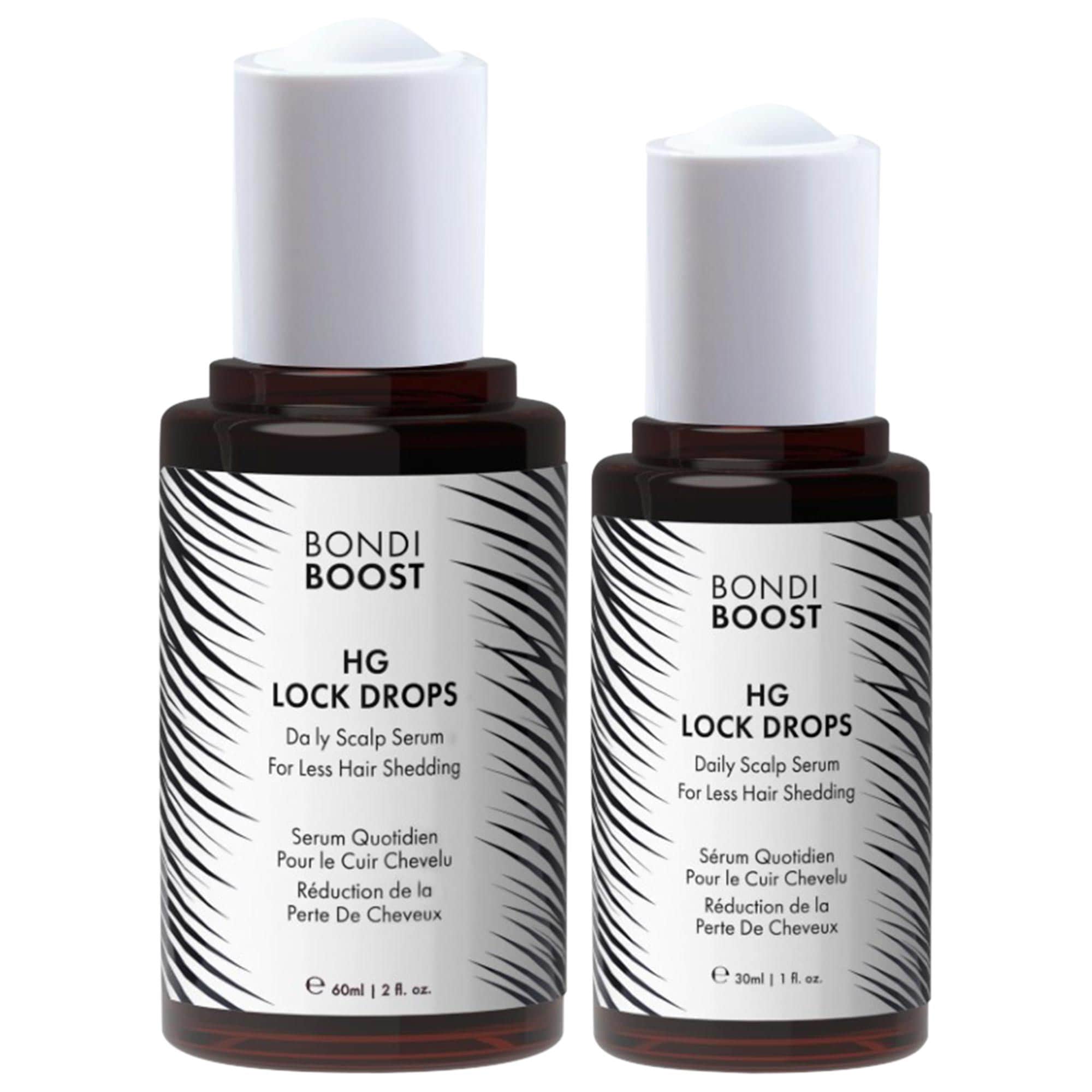 Lock in Thicker Hair - HG Lock Drops Daily Hair Serum 90 Day Duo