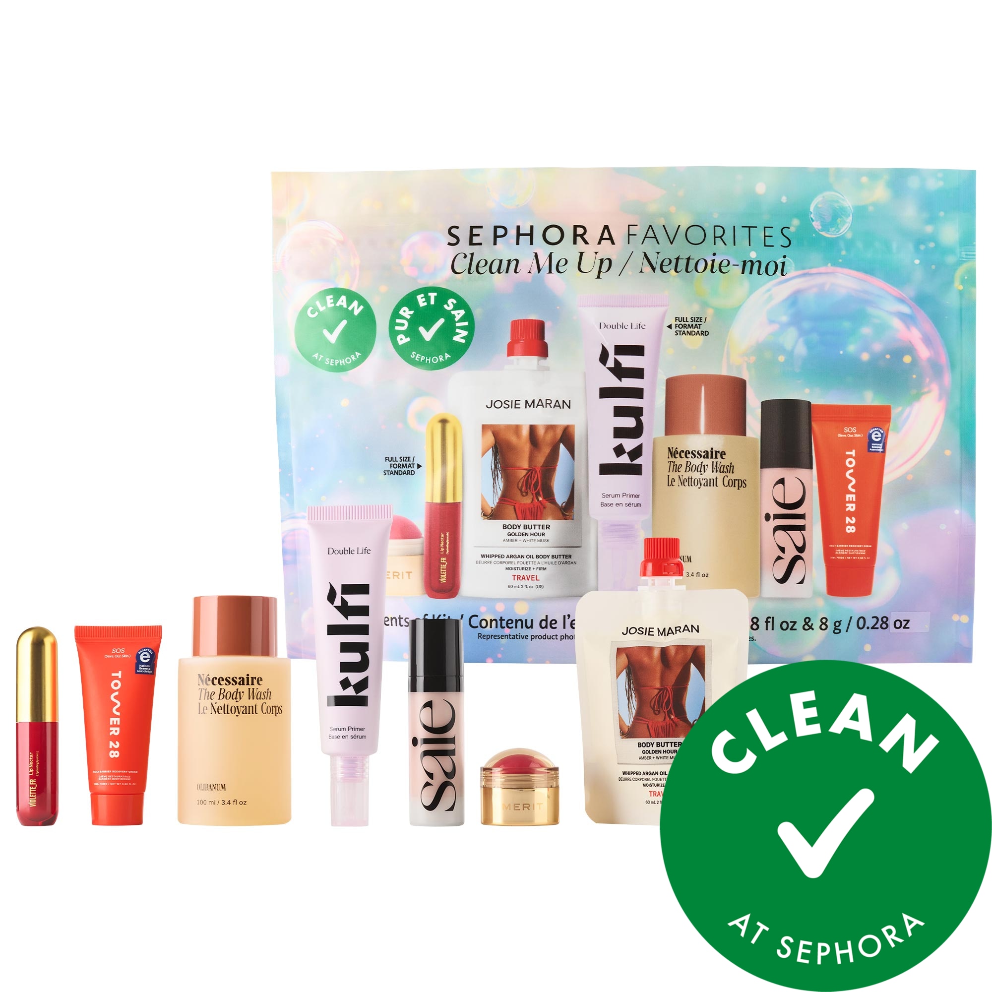 Sephora Favorites Clean Me Up Skincare and Makeup Value Set