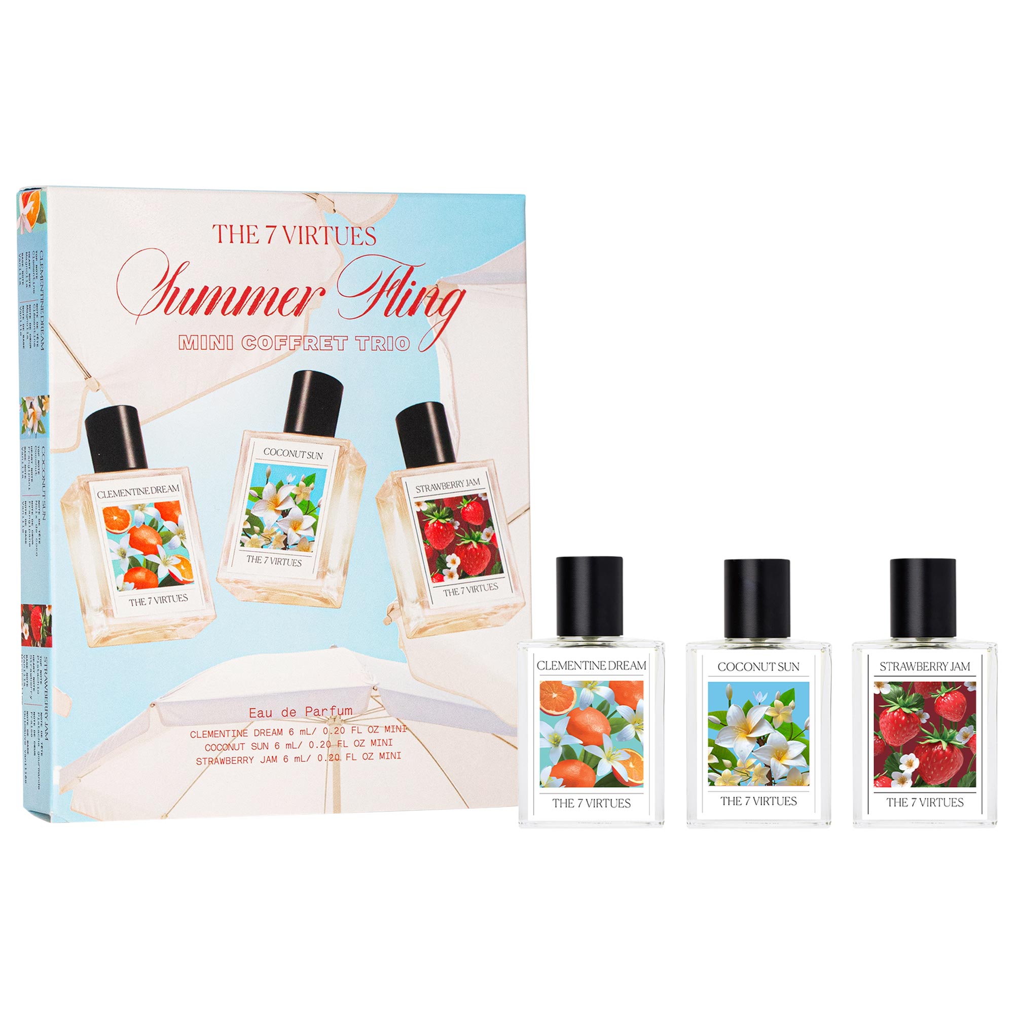 ときめきトゥナイト展　フレグランス Summer Fling Mini Coffret Perfume Trio - The 7 Virtues | Sephora