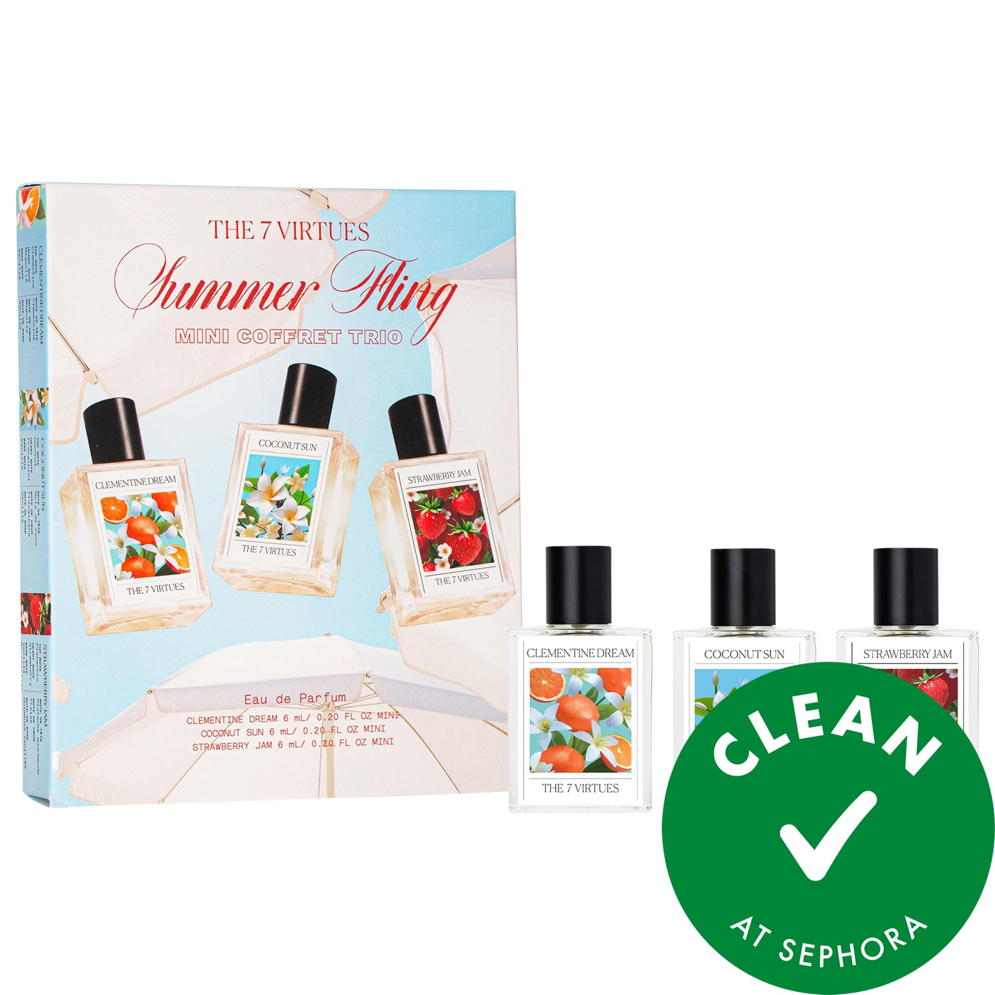 The 7 Virtues Summer Fling Mini Coffret Perfume Trio