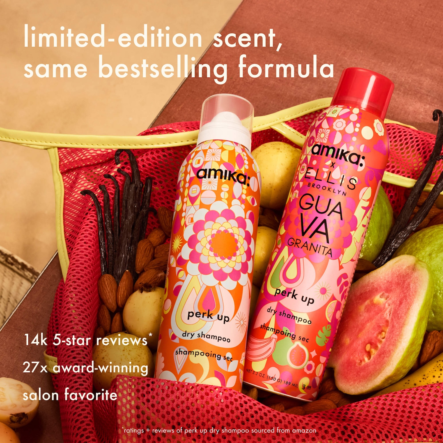 Amika x Ellis Brooklyn Guava Granita Perk Up Dry Shampoo - amika