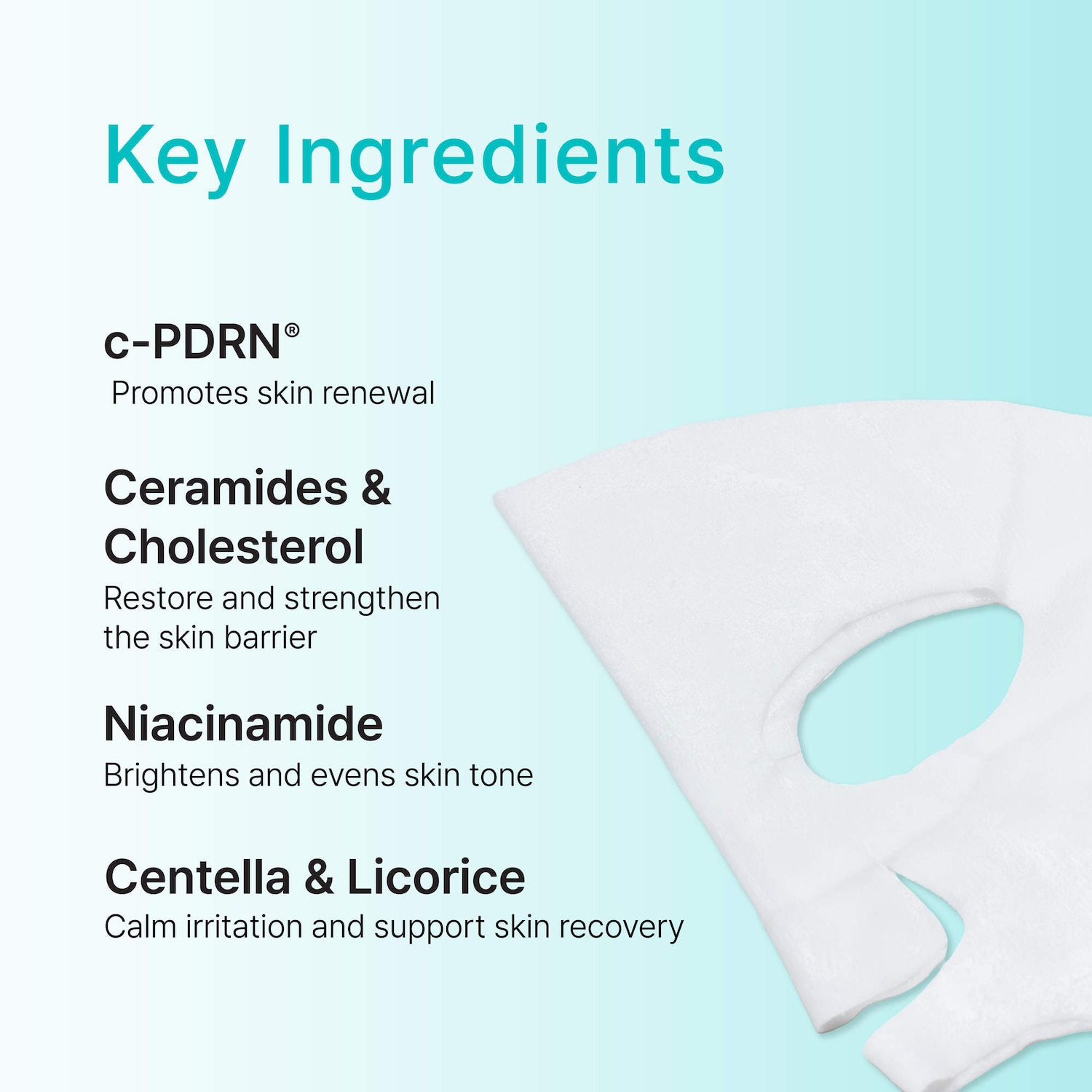 Turnover Mask c-PDRN® 5-Pack for Uneven Texture & Brightening Dull