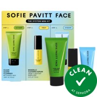 SOFIE PAVITT FACE - 3 Step Acne-Safe Clear Skin System with Mandelic Acid