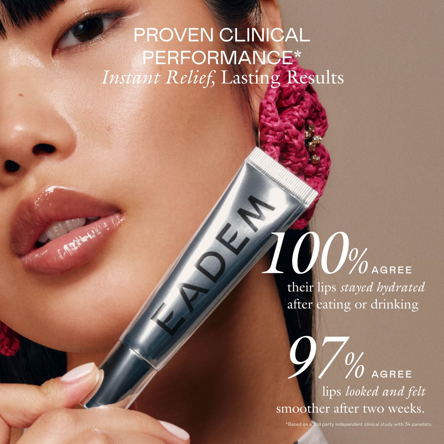 リップグロス EADEM Le Chouchou LIP SOFTENING BALM Mini Le Chouchou Peptides Nourishing + Softening Mini Lip Balm