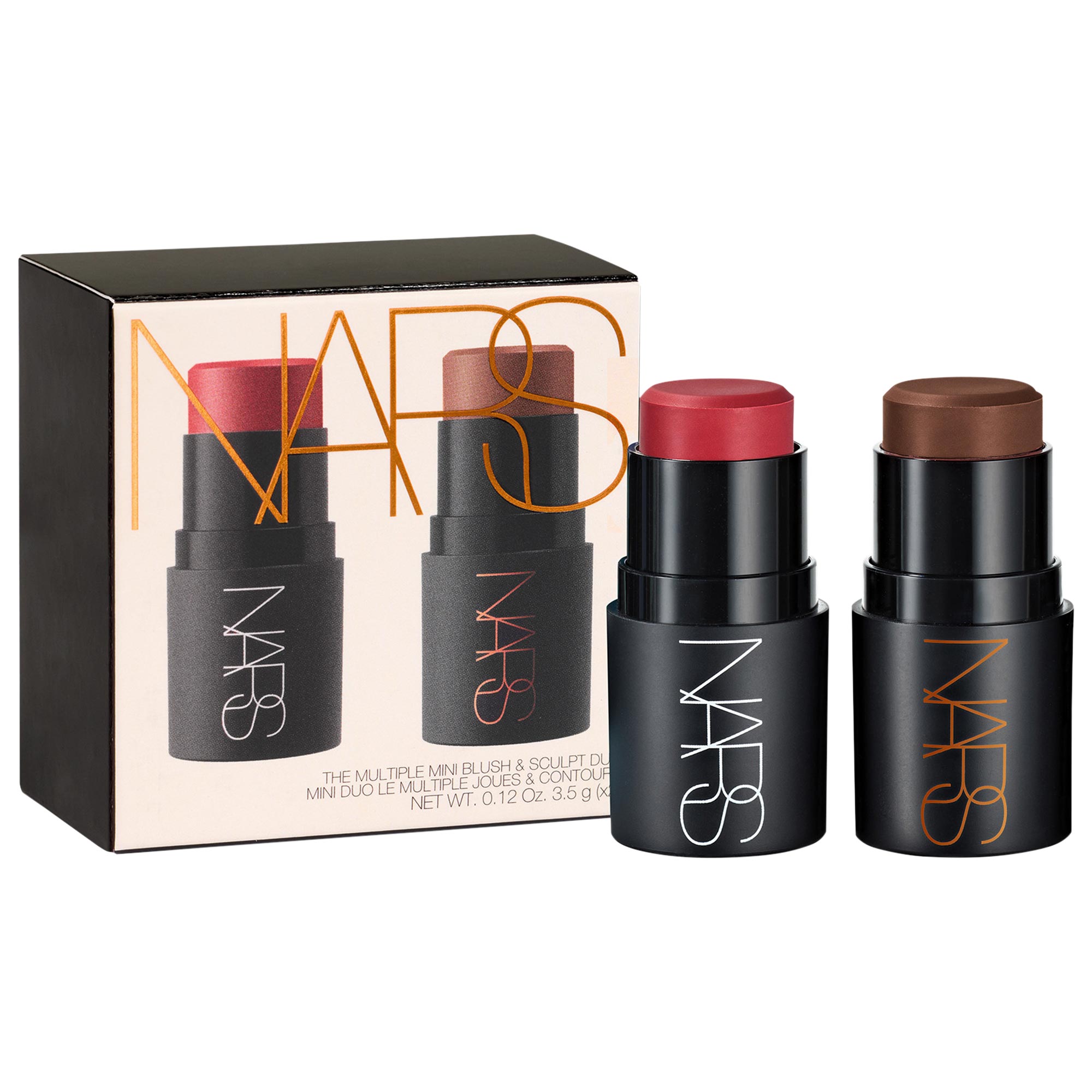 NARS Mini Multiple Blush & Sculpt Stick Duo / 0.12 oz (x2)/3.5 g (x2)