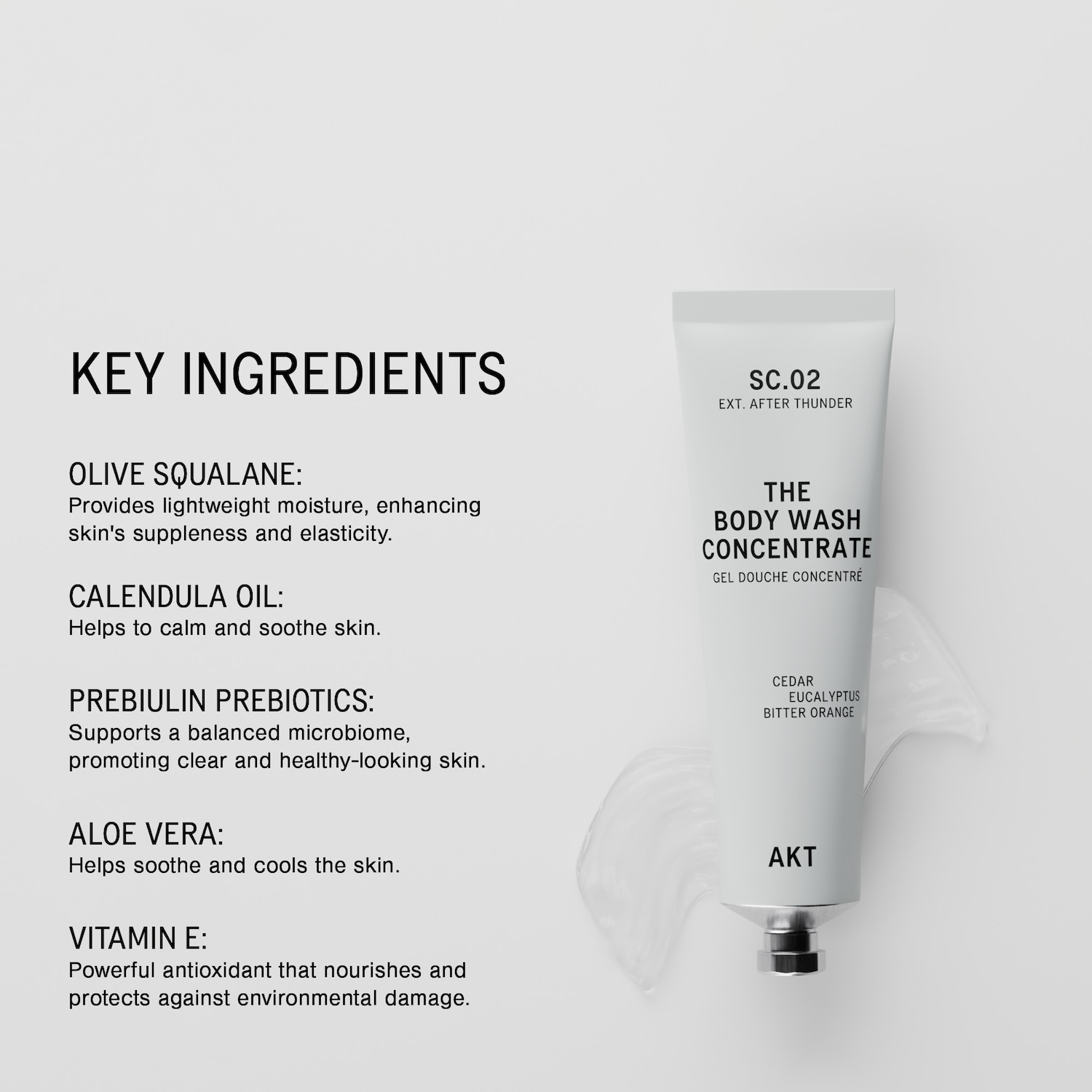 Концентрат геля для душа Akt London The Body Wash SC.02 After Thunder — фото 6