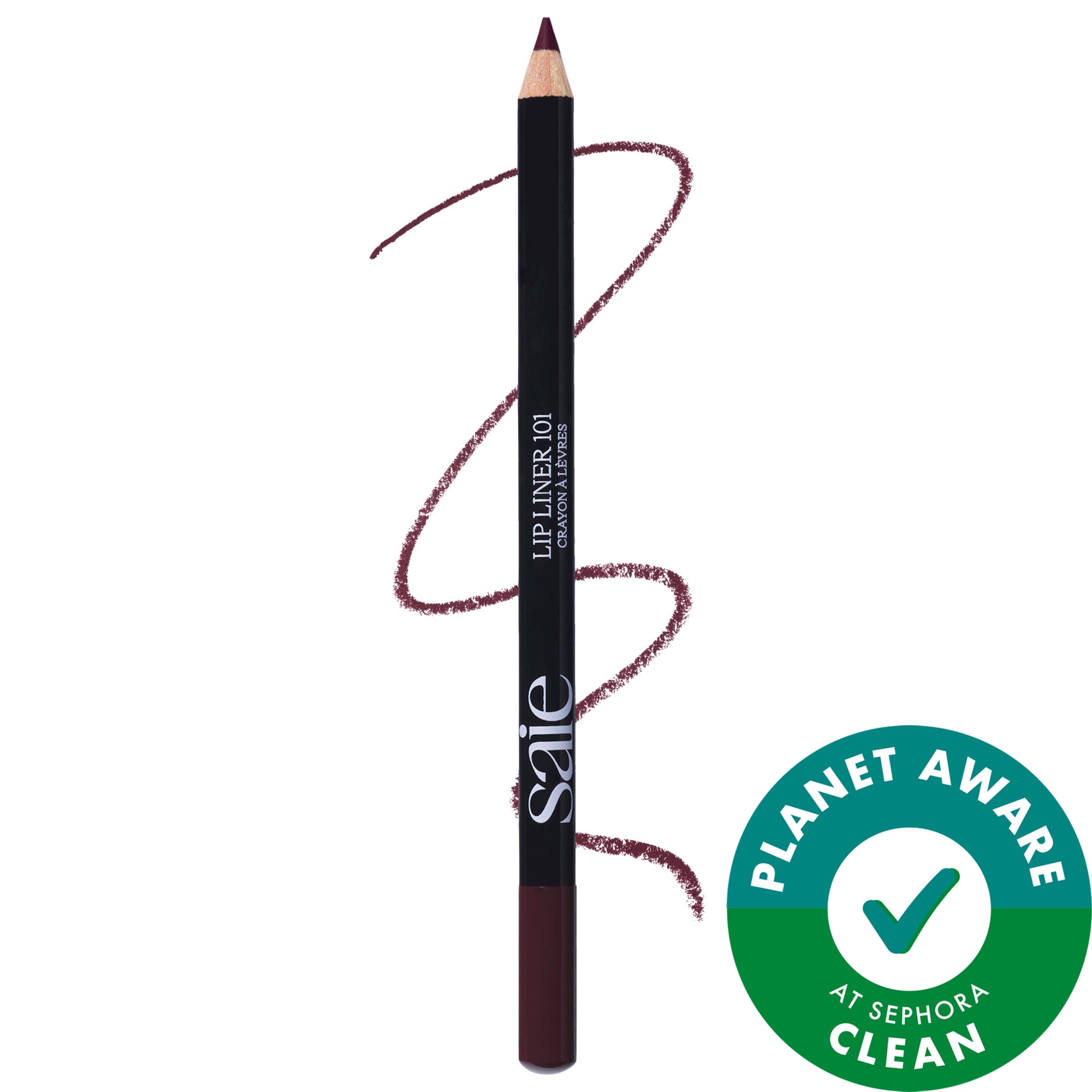 Saie Lip Liner 101: Creamy & Nourishing Pencil .05 g
