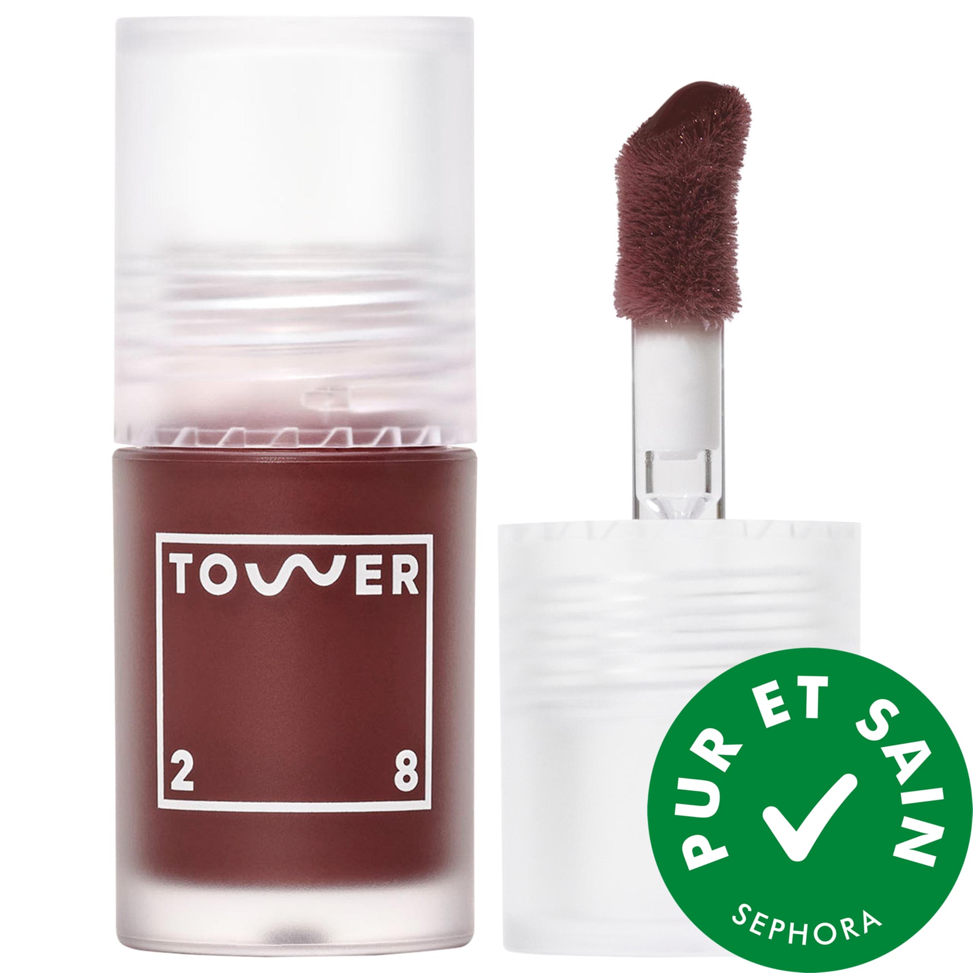Tower 28 Beauty Brillant à lèvres gelée ShineOn Milky 0.17 oz/5 mL