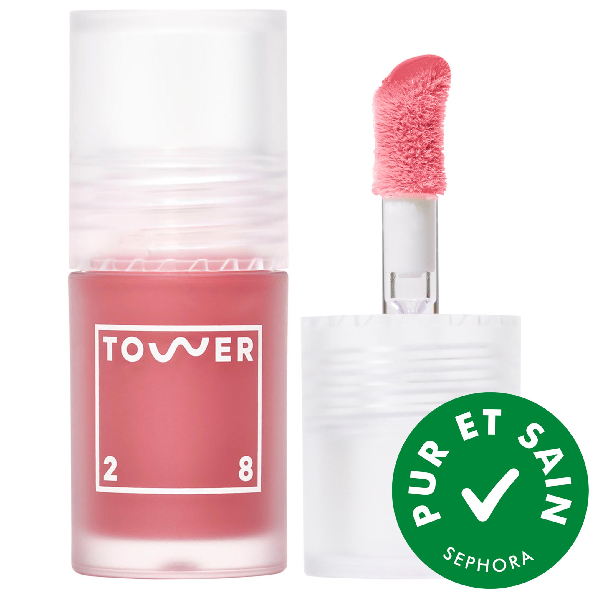 Tower 28 Beauty Brillant à lèvres gelée ShineOn Milky 0.17 oz/5 mL