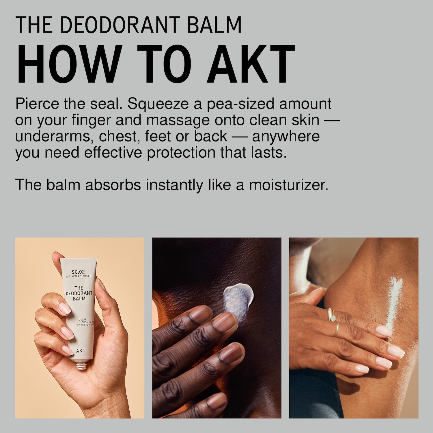 The Deodorant Balm SC.02 After Thunder - AKT London | Sephora