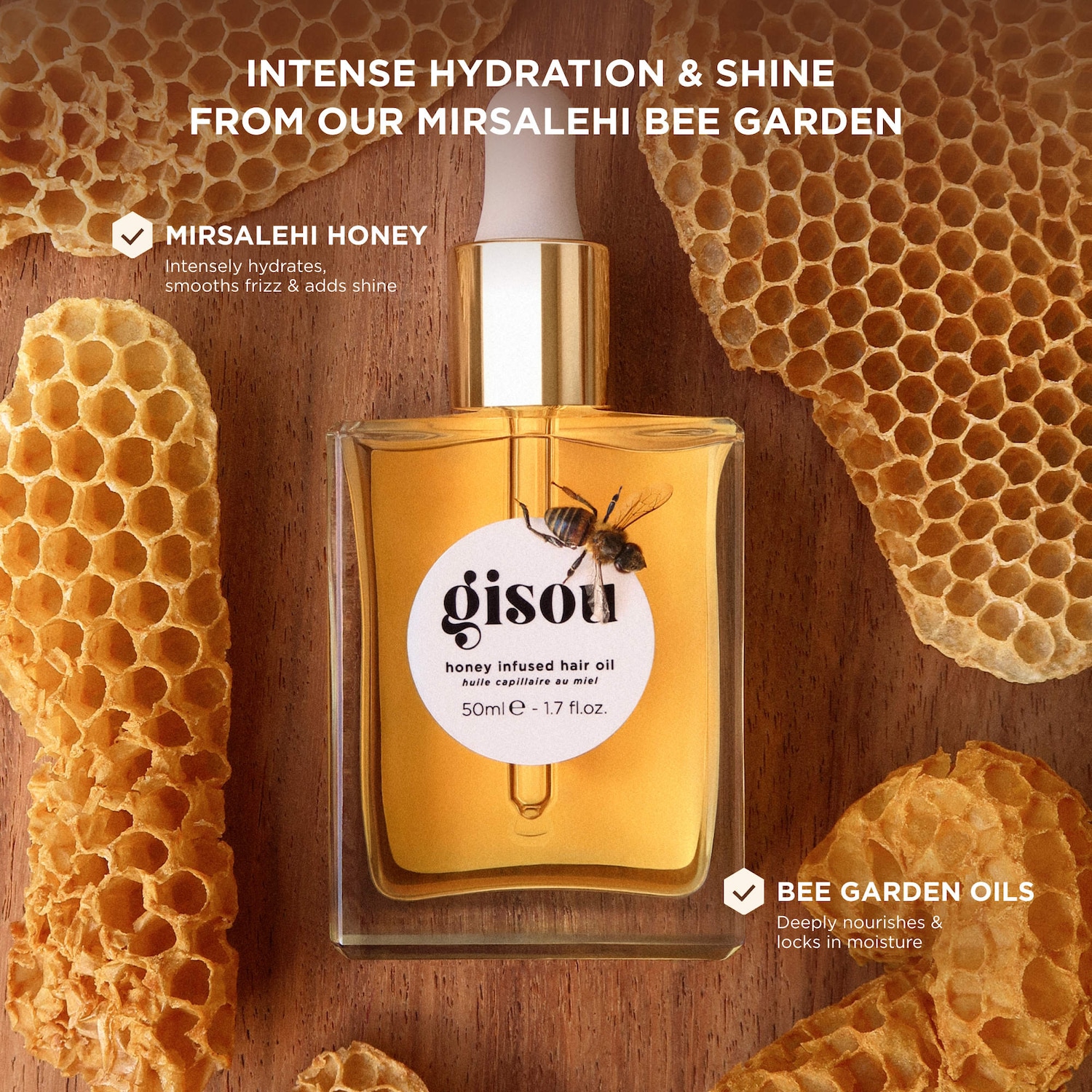 Honey Glow Icons Hair & Lip Set - Gisou | Sephora