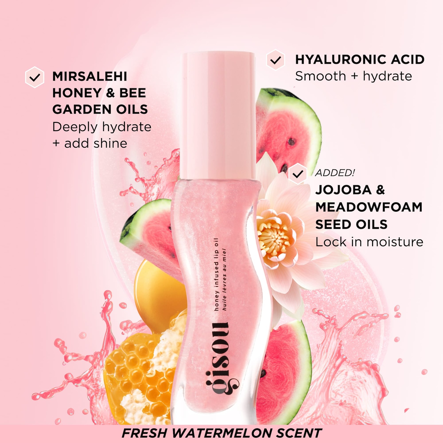 Honey Glow Icons Hair & Lip Set - Gisou | Sephora