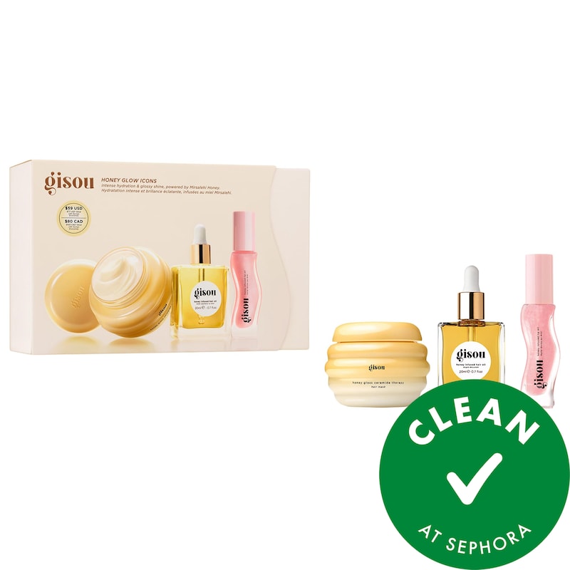Honey Glow Icons Hair & Lip Set