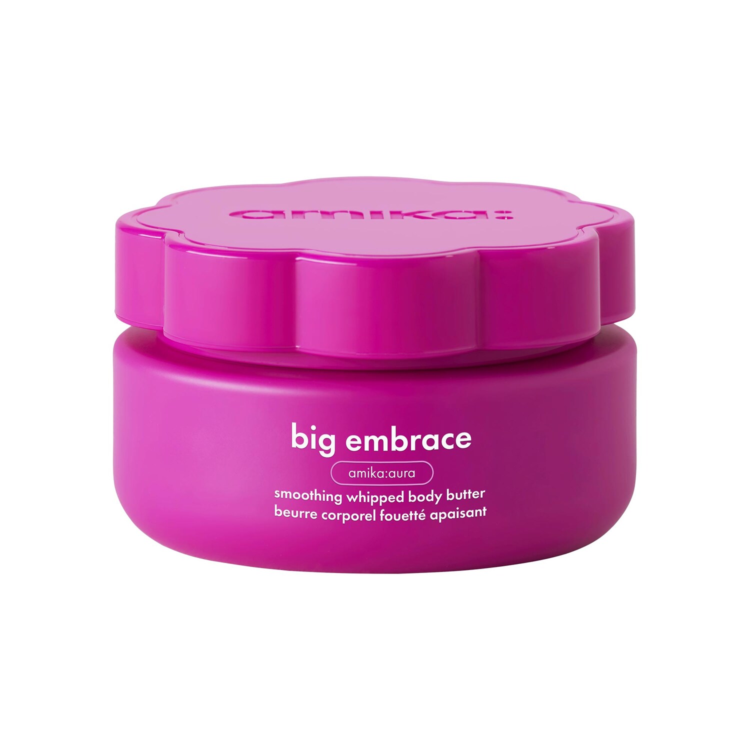 Мини-версия разглаживающего взбитого масла для тела amika Big Embrace