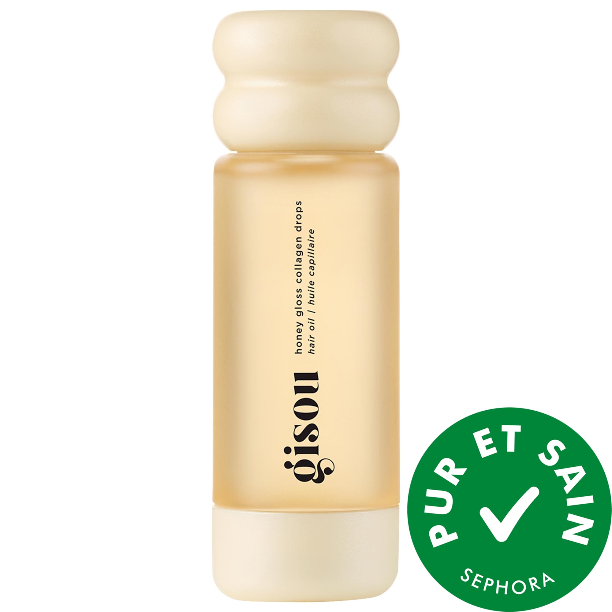 Gisou Huile pour cheveux fins à moyens Honey Gloss Collagen Drops 0.67 oz/20ml