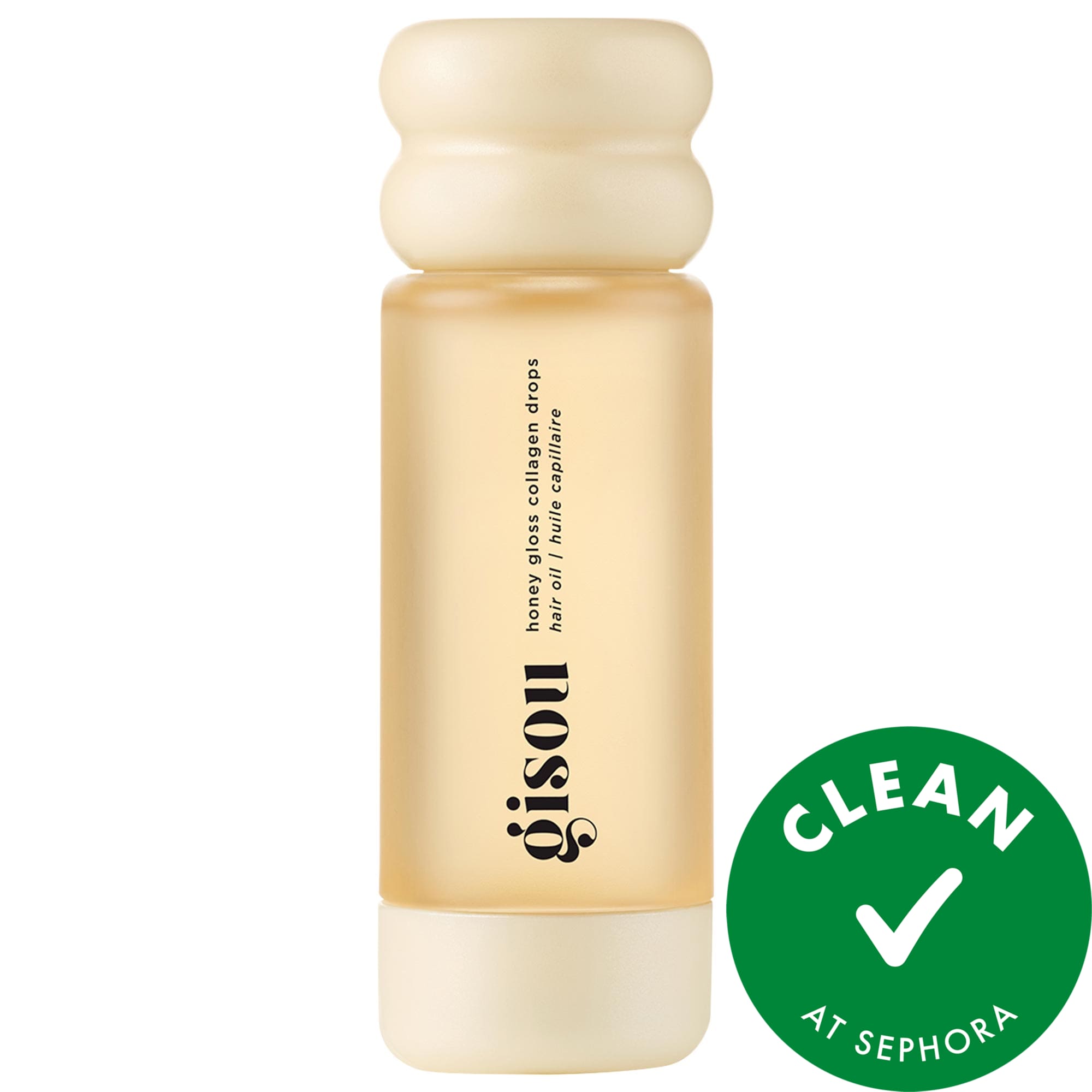 Gisou Honey Gloss Collagen Drops Hair Oil for Fine to Medium Hair 0.67 oz/20ml