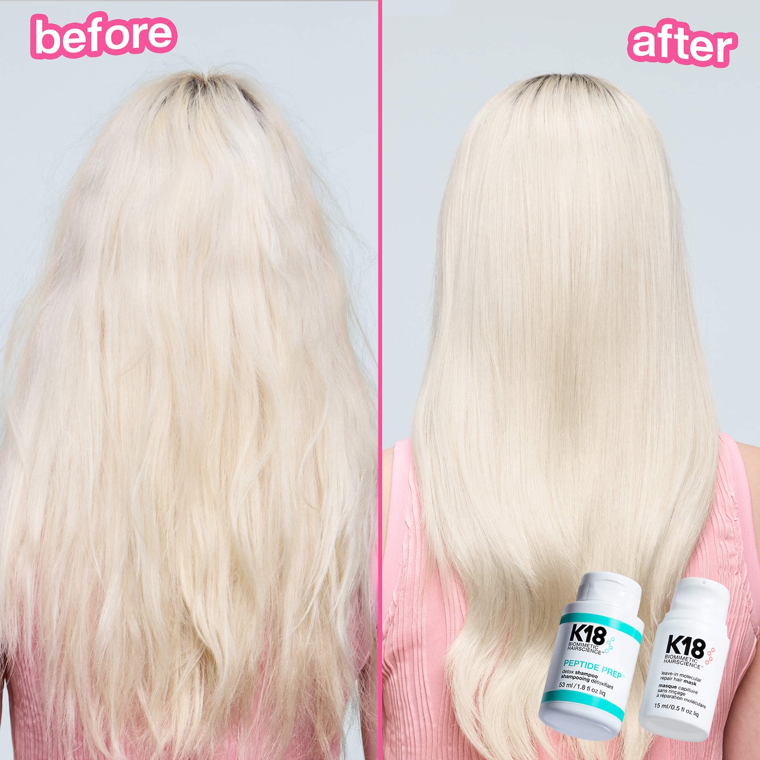 Damaged Hair Rescue Minis Gift Set - K18 Biomimetic Hairscience