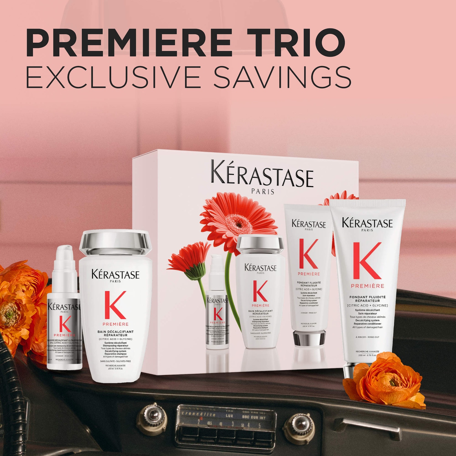 Première Shampoo and Conditioner Hair Gift Set for Damaged Hair