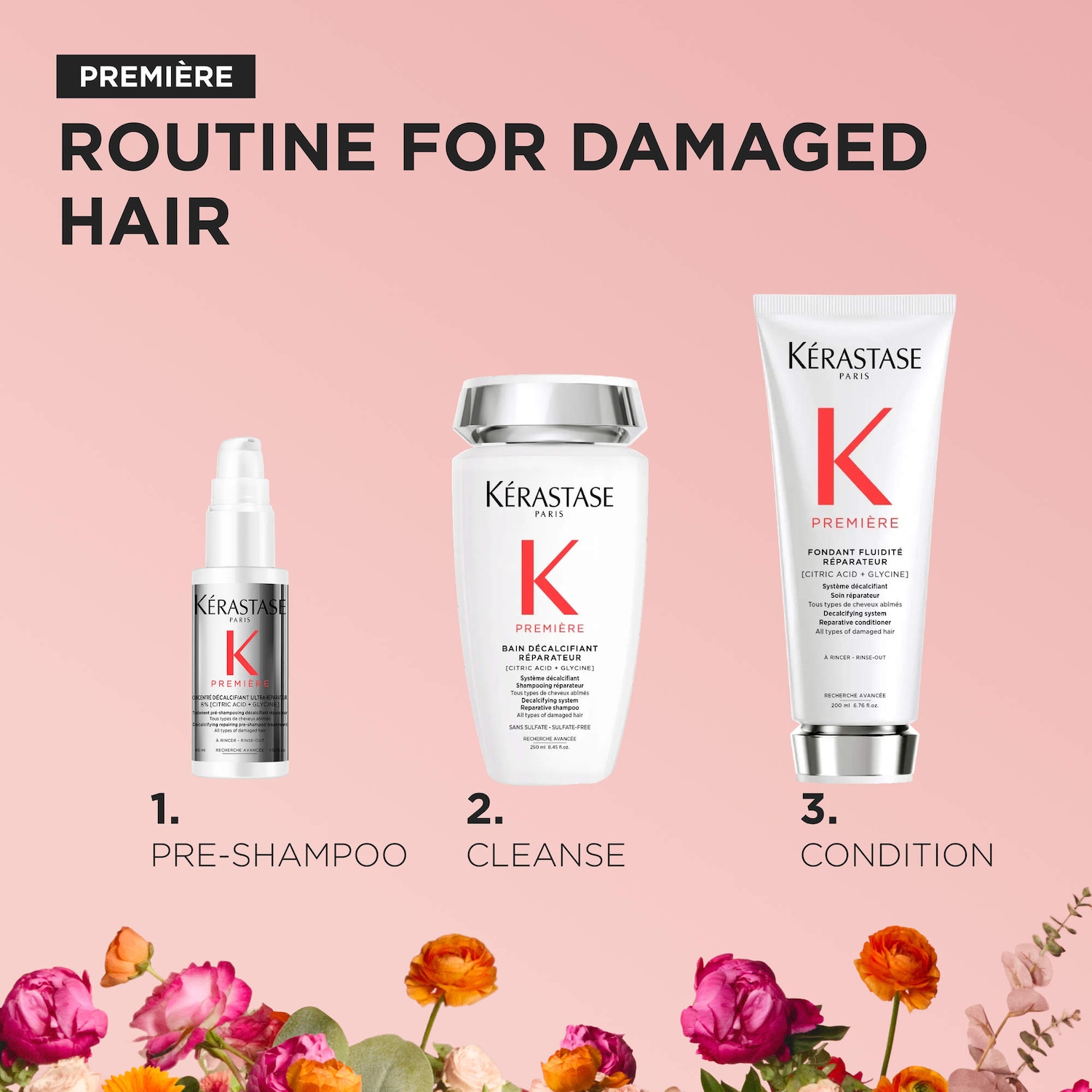 Première Shampoo and Conditioner Hair Gift Set for Damaged Hair