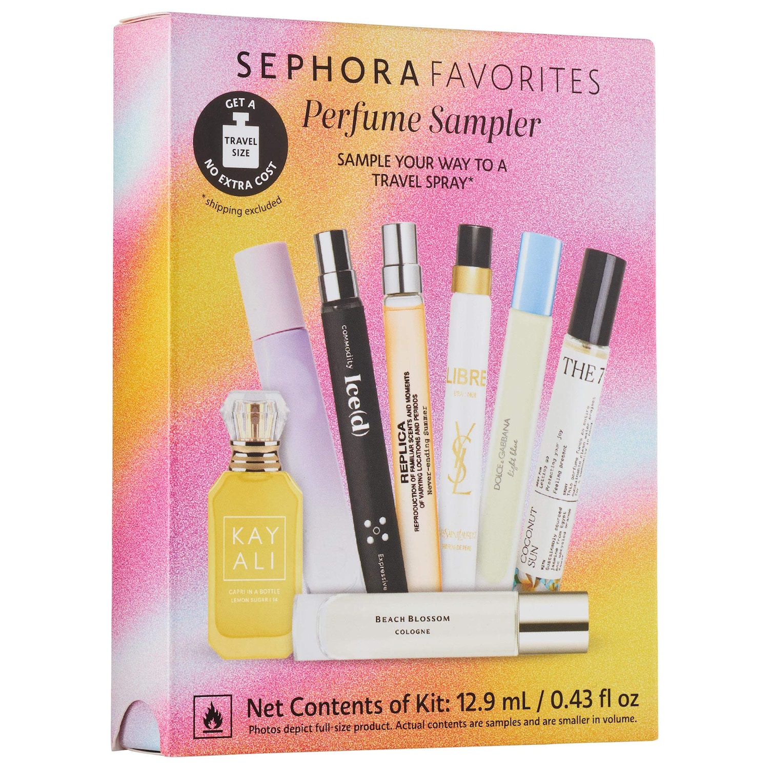 Summer Scents Travel Spray Perfume Sampler Set w/ Redeemable