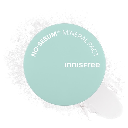 Минеральная компактная пудра innisfree No-Sebum для фиксации макияжа и контроля жирности