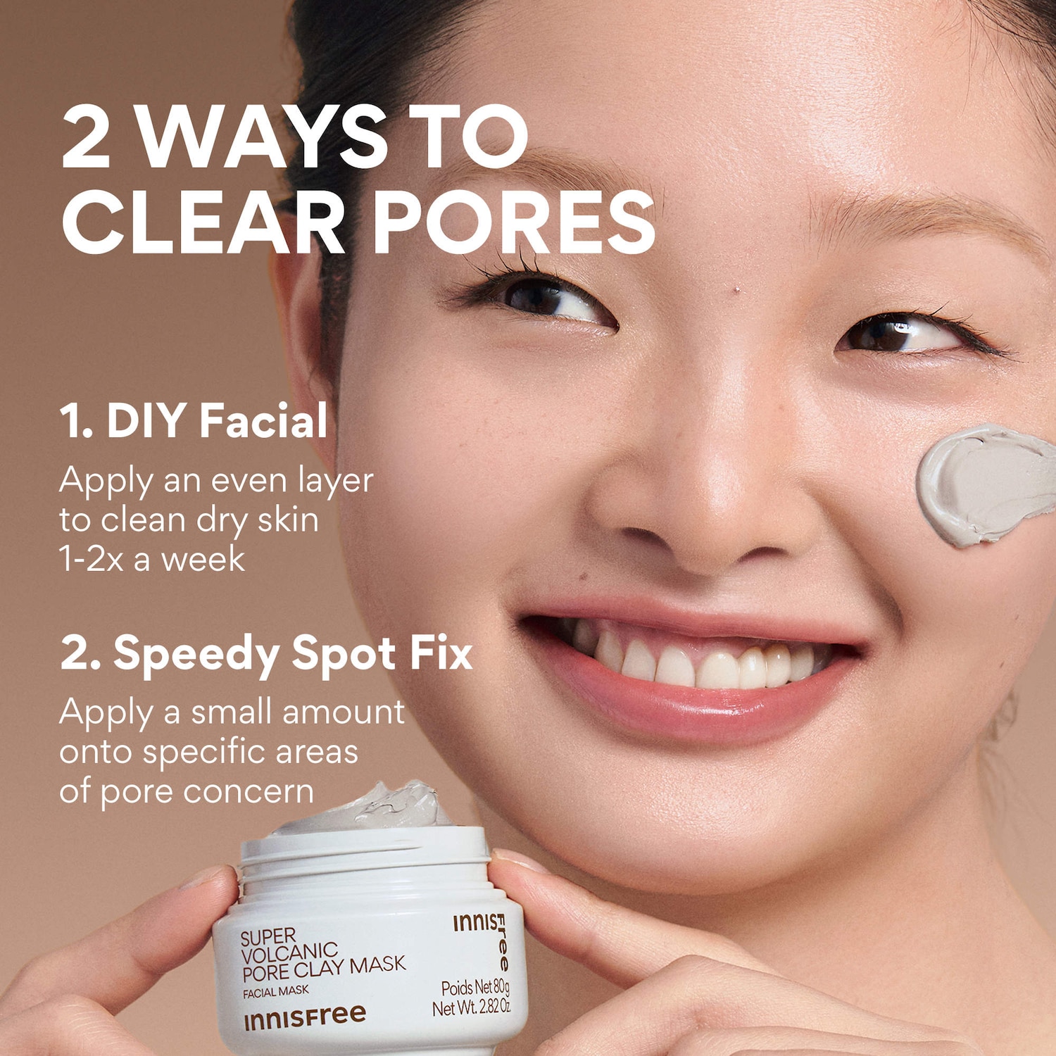 Korean Super Volcanic Pore Detoxing Clay Mask for Oil Control ​