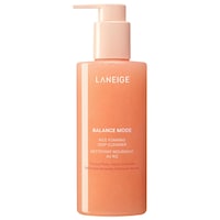 LANEIGE - Balance Mode Rice Foaming Gel Cleanser with Glycolic Acid to Control Shine & Unclog Pores