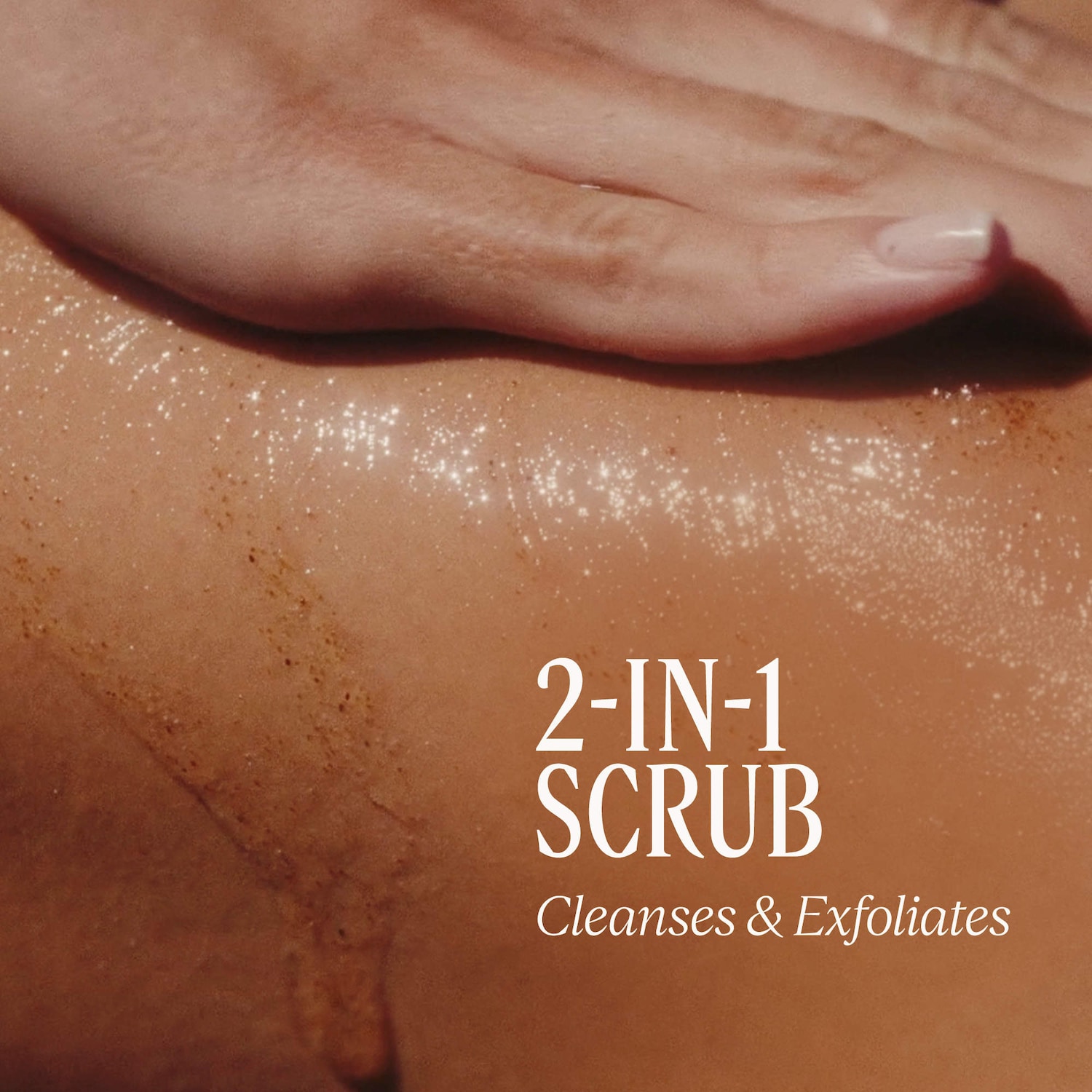 Gel douche exfoliant 2-en-1 Amande Sublime