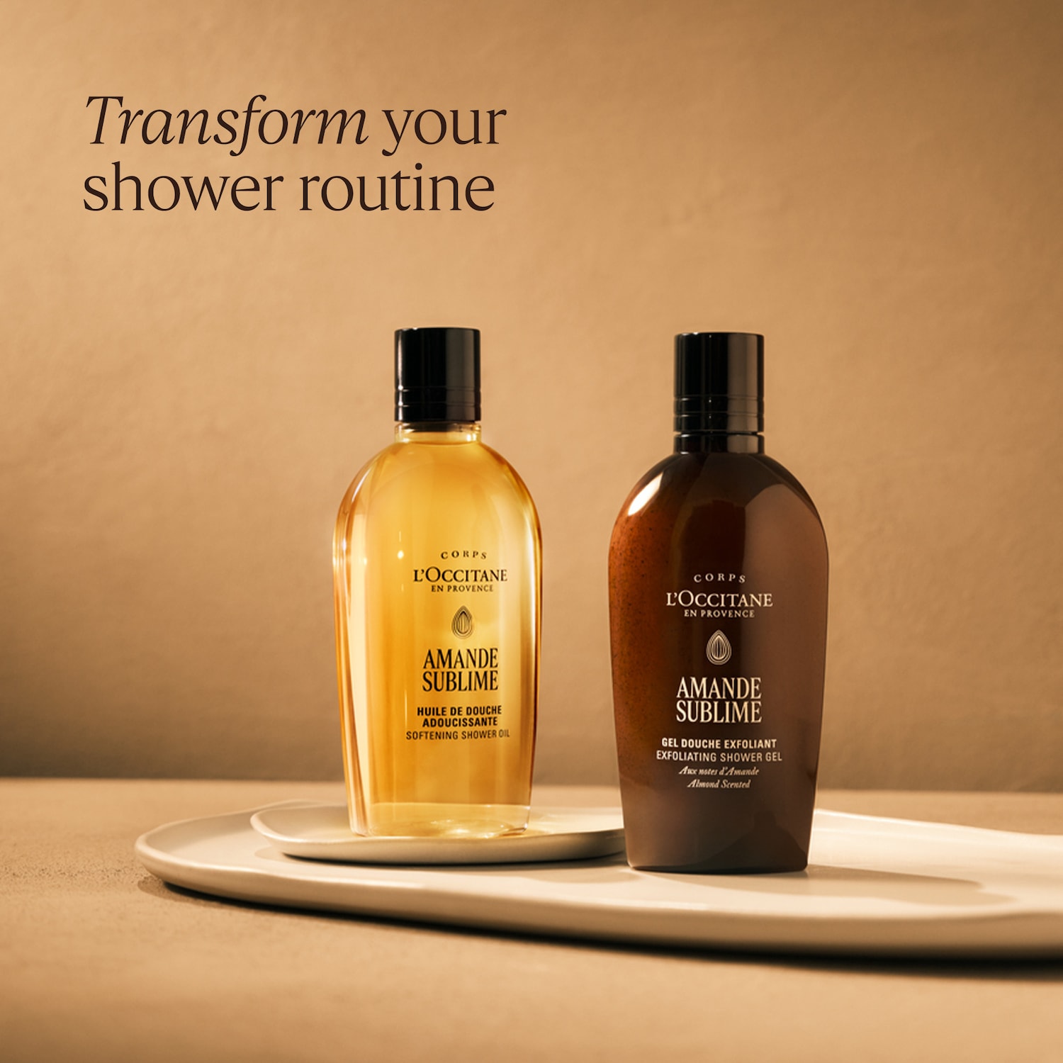 2-in-1 Amande Sublime Exfoliating Shower Gel - L'Occitane | Sephora