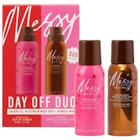 Messy by Alli Webb - Ensemble de mini-shampooing sec soyeux et de vaporisateur satiné instantané pour raviver les cheveux