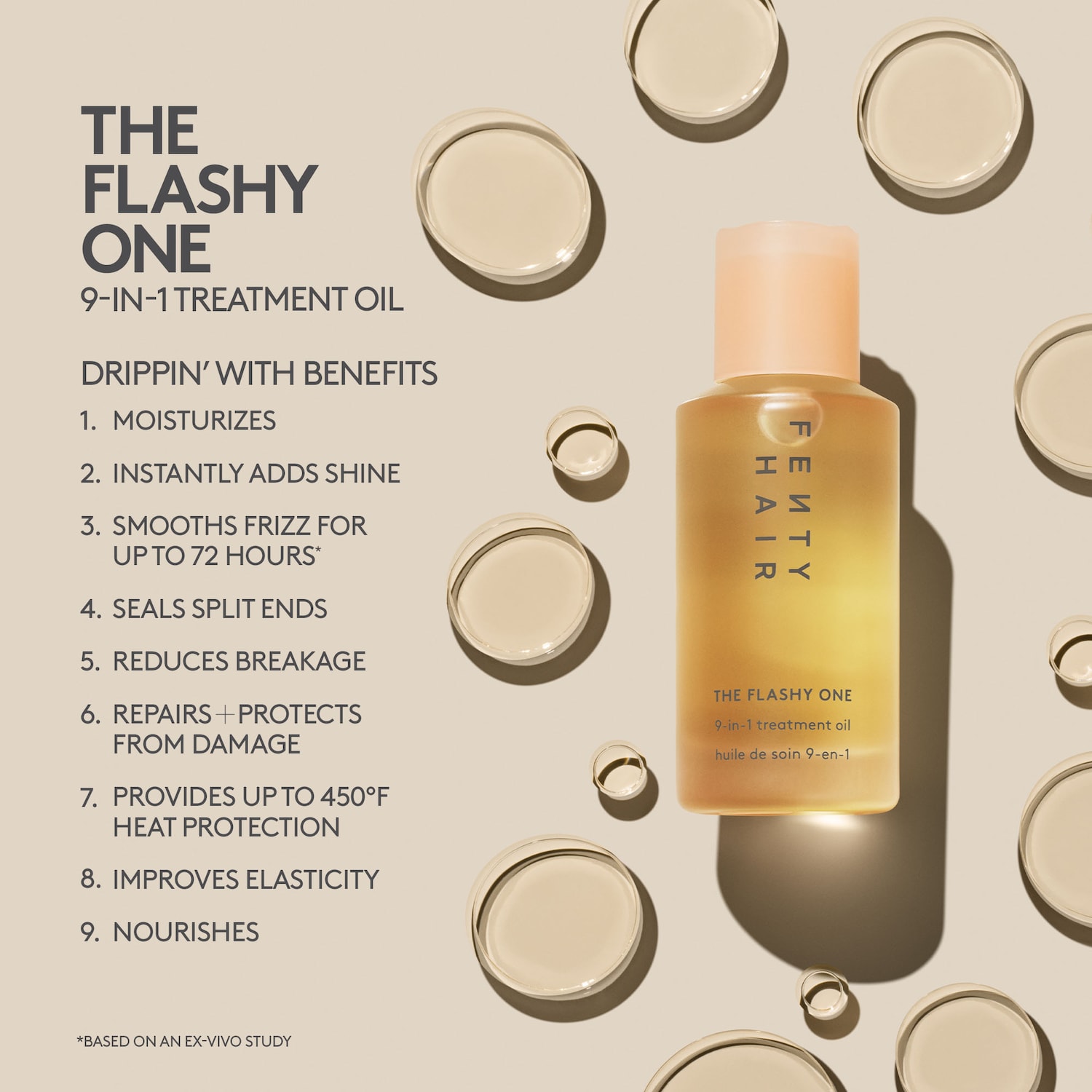 Fenty Beauty The Flashy One Hair Oil - Thumbnail 2