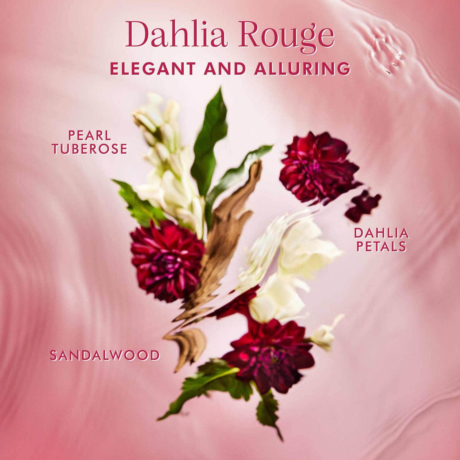 Mini Dahlia Rouge Hair & Body Fragrance Mist with Dahlia Petal