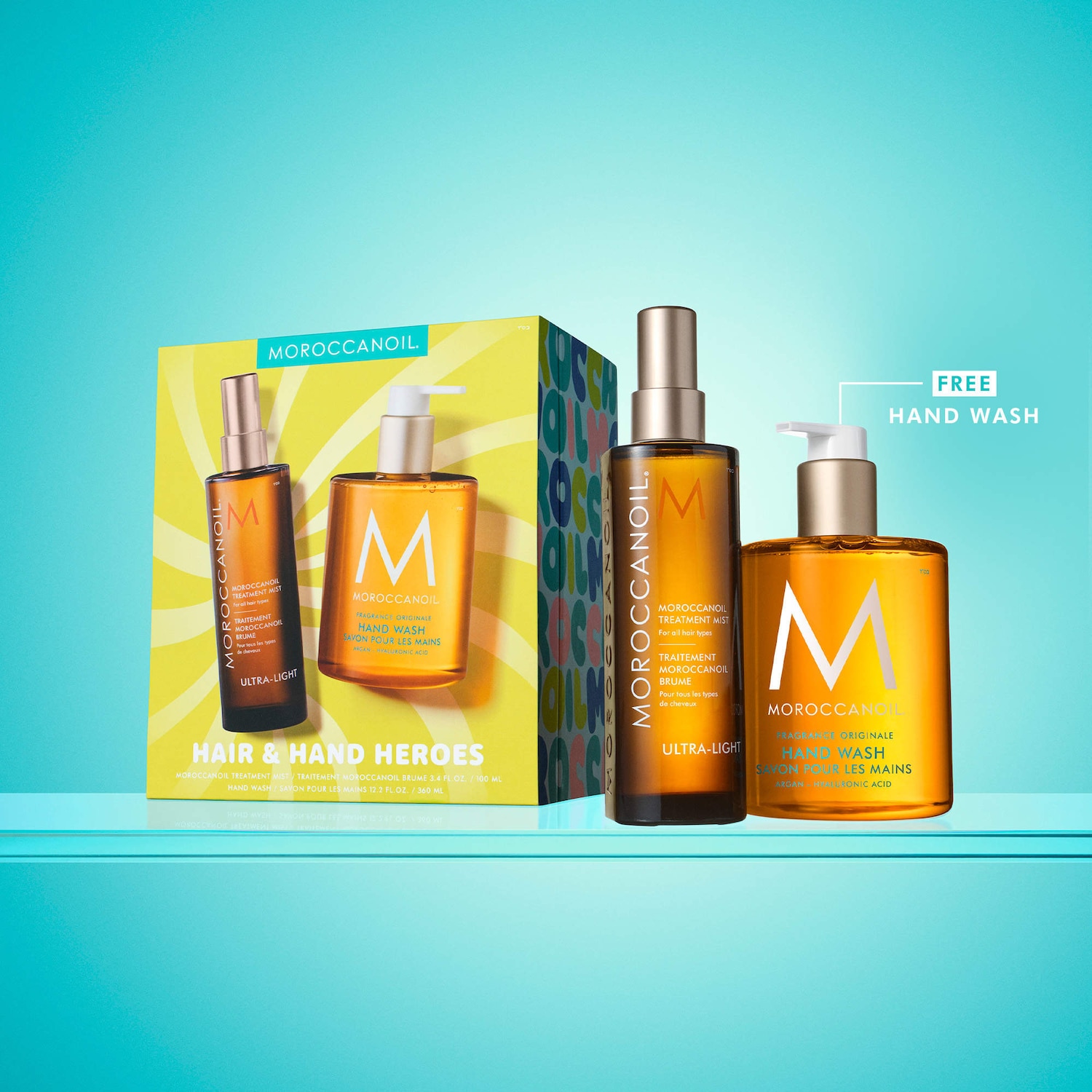 Moroccanoil Argan Oil Hair Mist & Hand Wash Gift Set - Moroccanoil