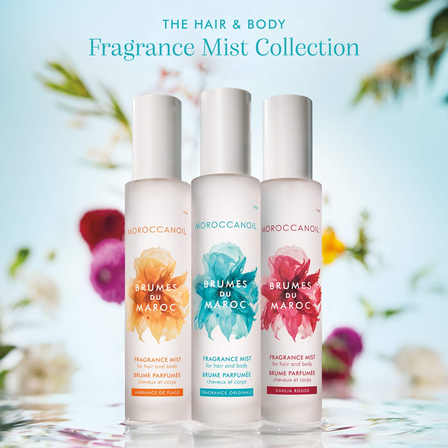 Dahlia Rouge Hair & Body Fragrance Mist with Dahlia Petal & Pearl