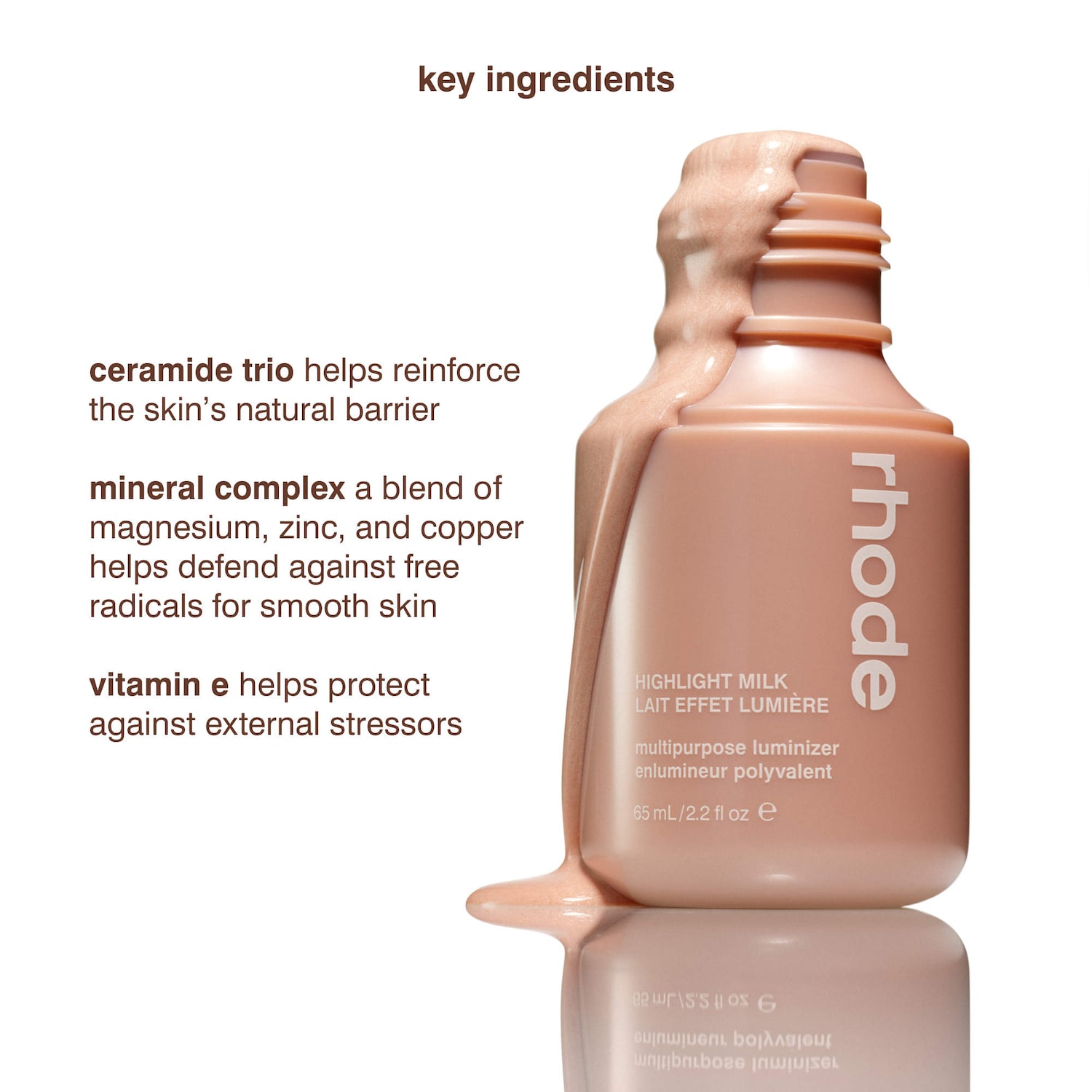 Highlight Milk Multipurpose Luminizer - rhode | Sephora