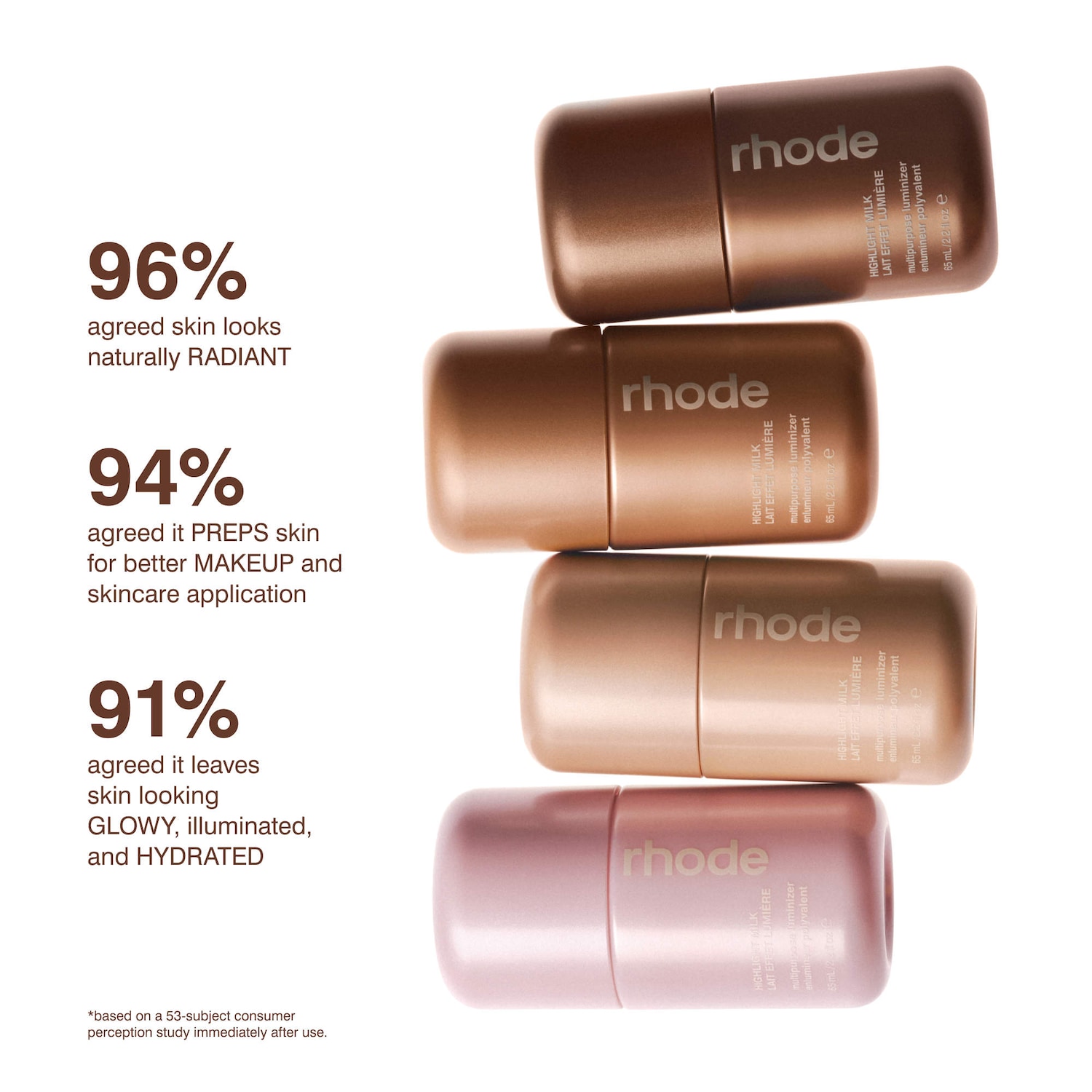 【正規品、Sephora購入】rhode HIGHLIGHT MILK 03 Highlight Milk Multipurpose Luminizer - rhode | Sephora