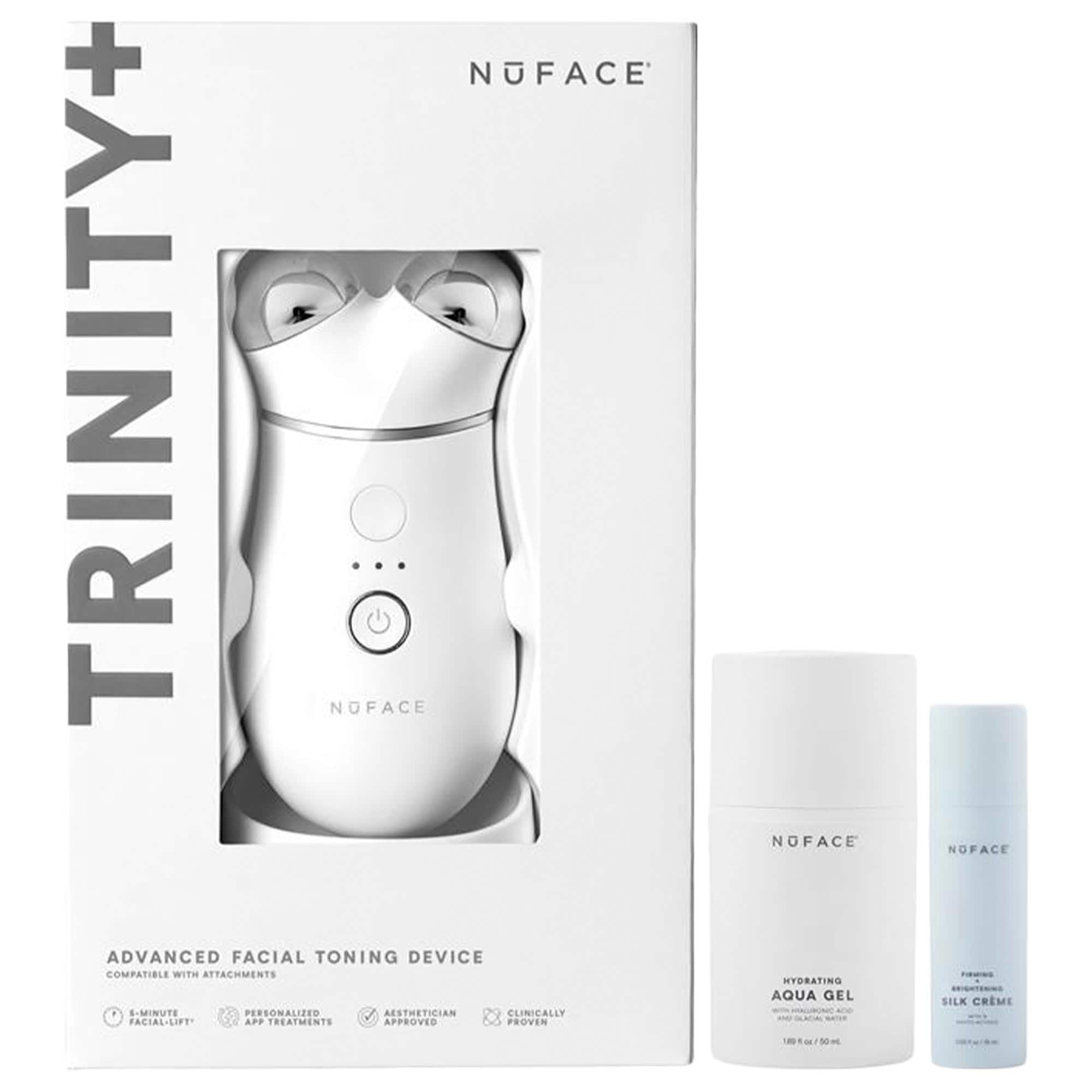 NuFACE TRINITY+ Microcurrent Facial Toning Device Starter Kit 1/1