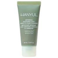 Hanyul - Mini Artemisia Soothing 2-in-1 Mask to Foam Cleanser with Hyaluronic Acid  + BHA