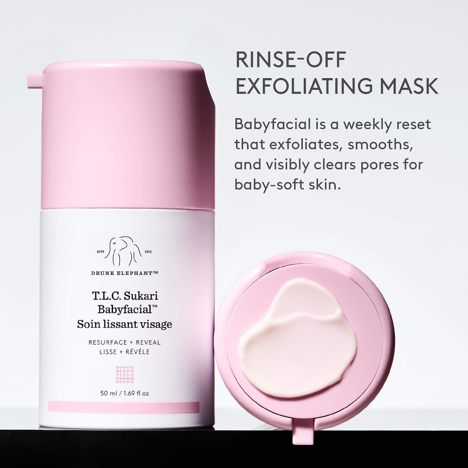 TLC Sukari Babyfacial 25% AHA/ 2% BHA Exfoliating Mask - Drunk