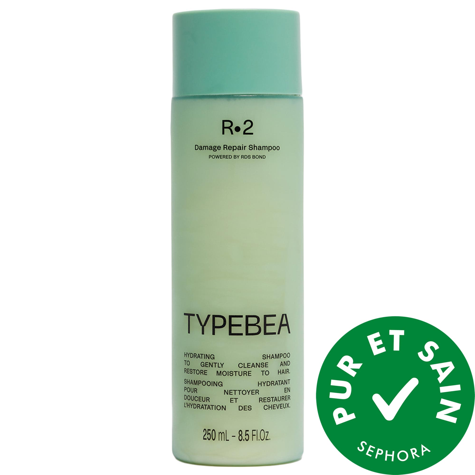 TYPEBEA Shampoing réparateur de dommage R2 8.5 fl oz/250 ml