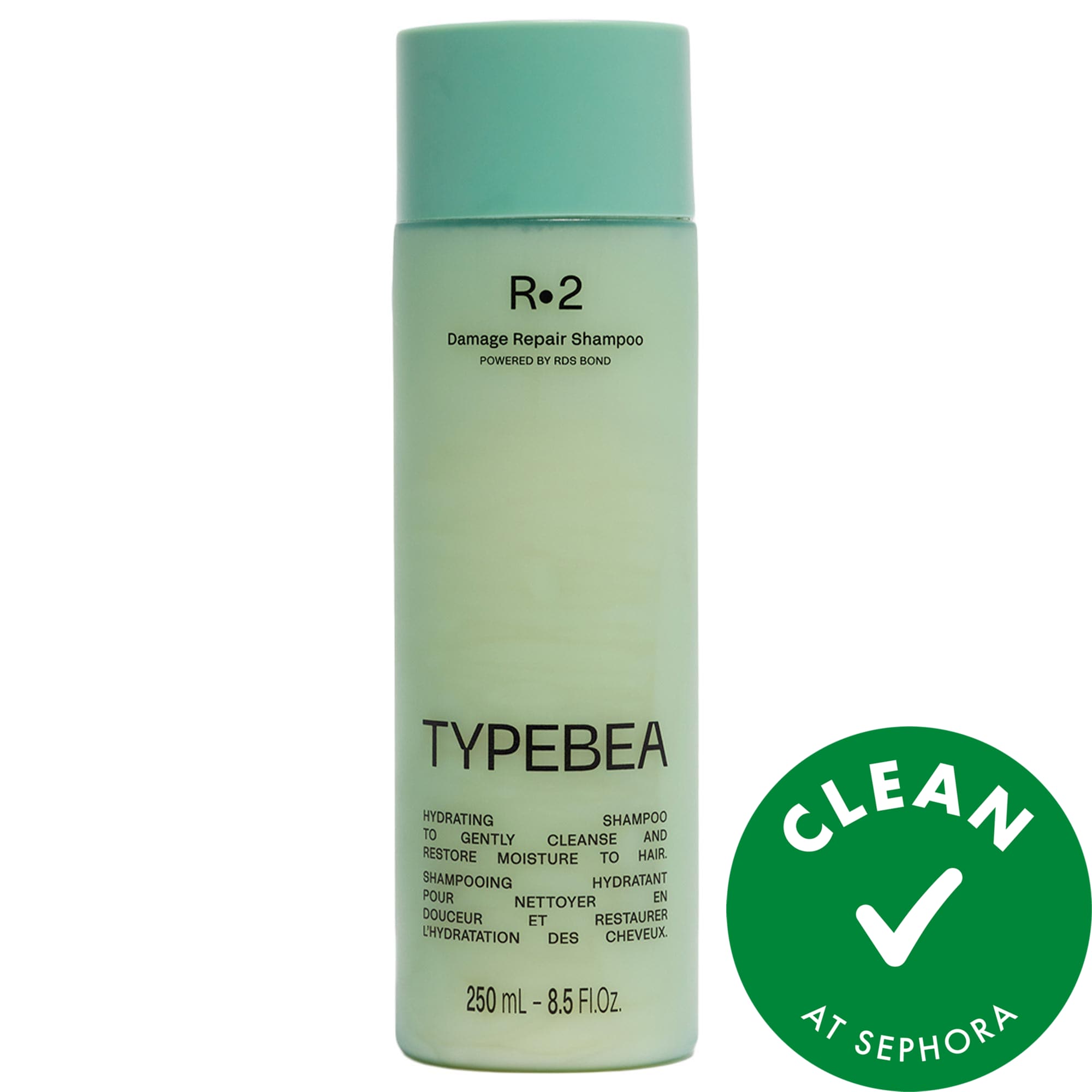 TYPEBEA R2 Damage Repair Shampoo for Nourishing Bond Strength 8.5 fl oz/250 ml