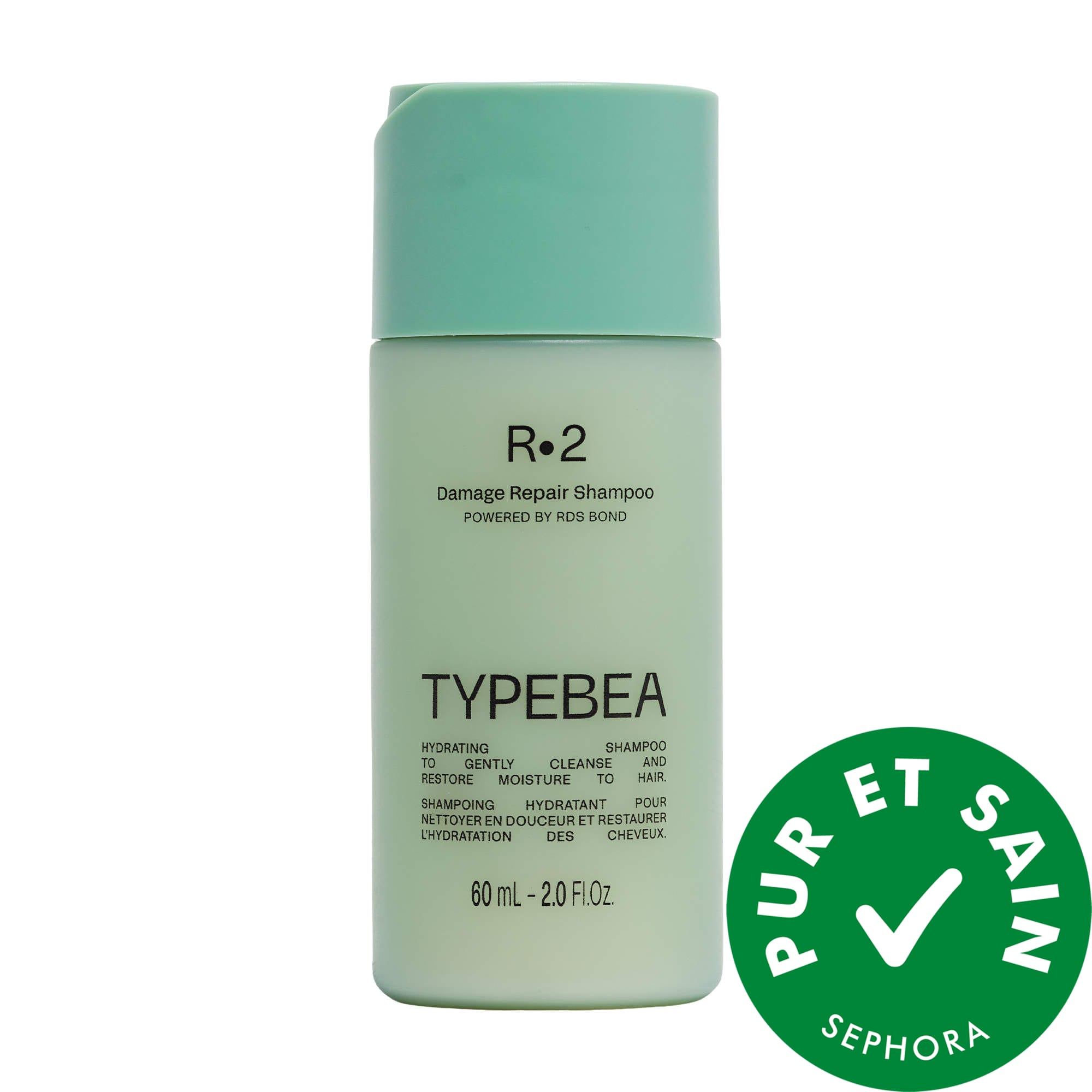 TYPEBEA Mini shampooing réparateur R2 2 fl oz/60 ml