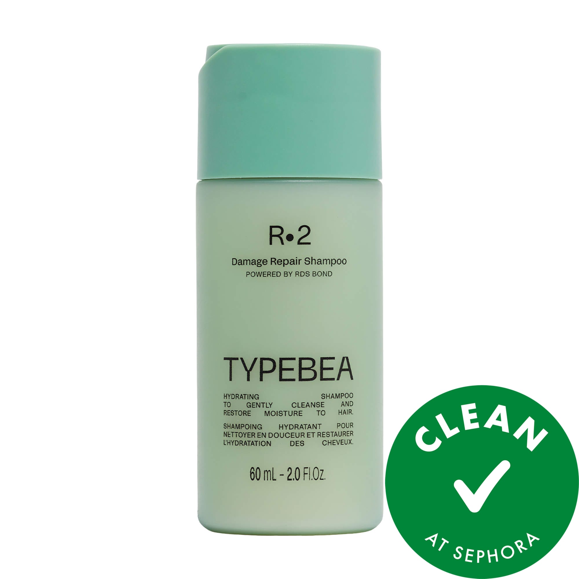TYPEBEA Mini R2 Damage Repair Shampoo for Nourishing Bond Strength 2 fl oz/60 ml