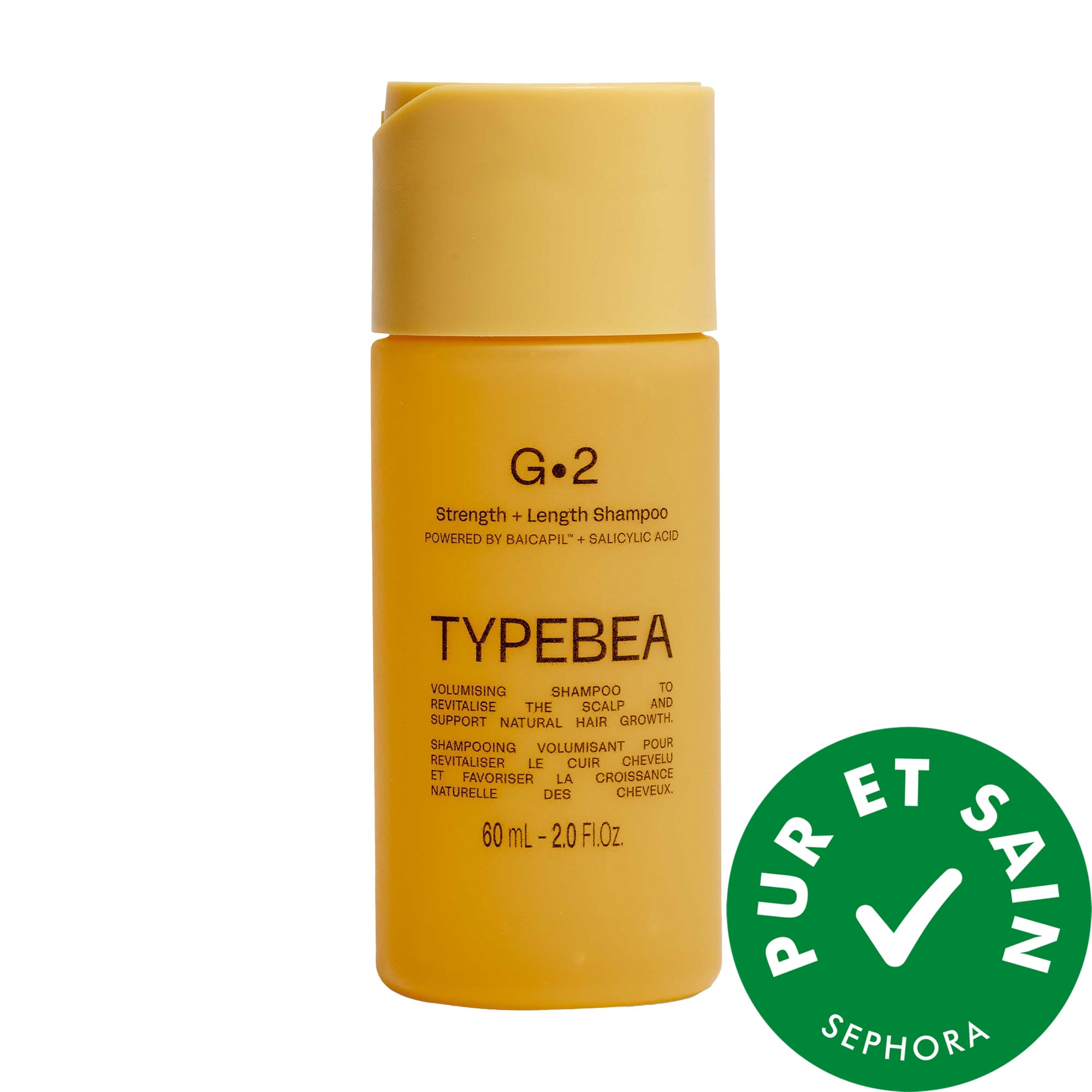TYPEBEA Minishampooing fortifiant croissant G2 2 fl oz/60 ml